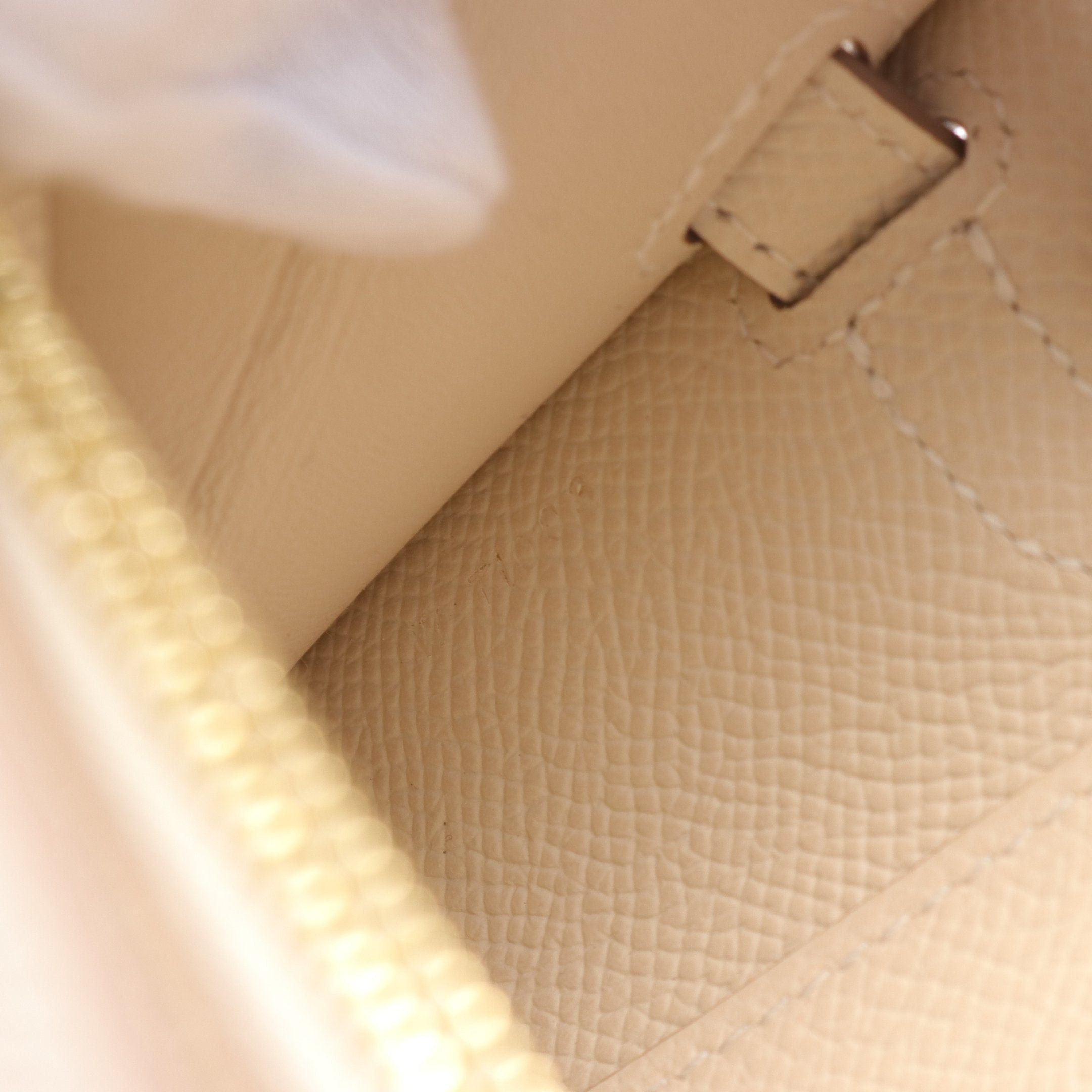 Hermes Hermes Kelly To Go Kure Shoulder Wallet Veau Epsom Ivory Gold Hardware Double Engraved Size ONE SIZE - 5 Thumbnail