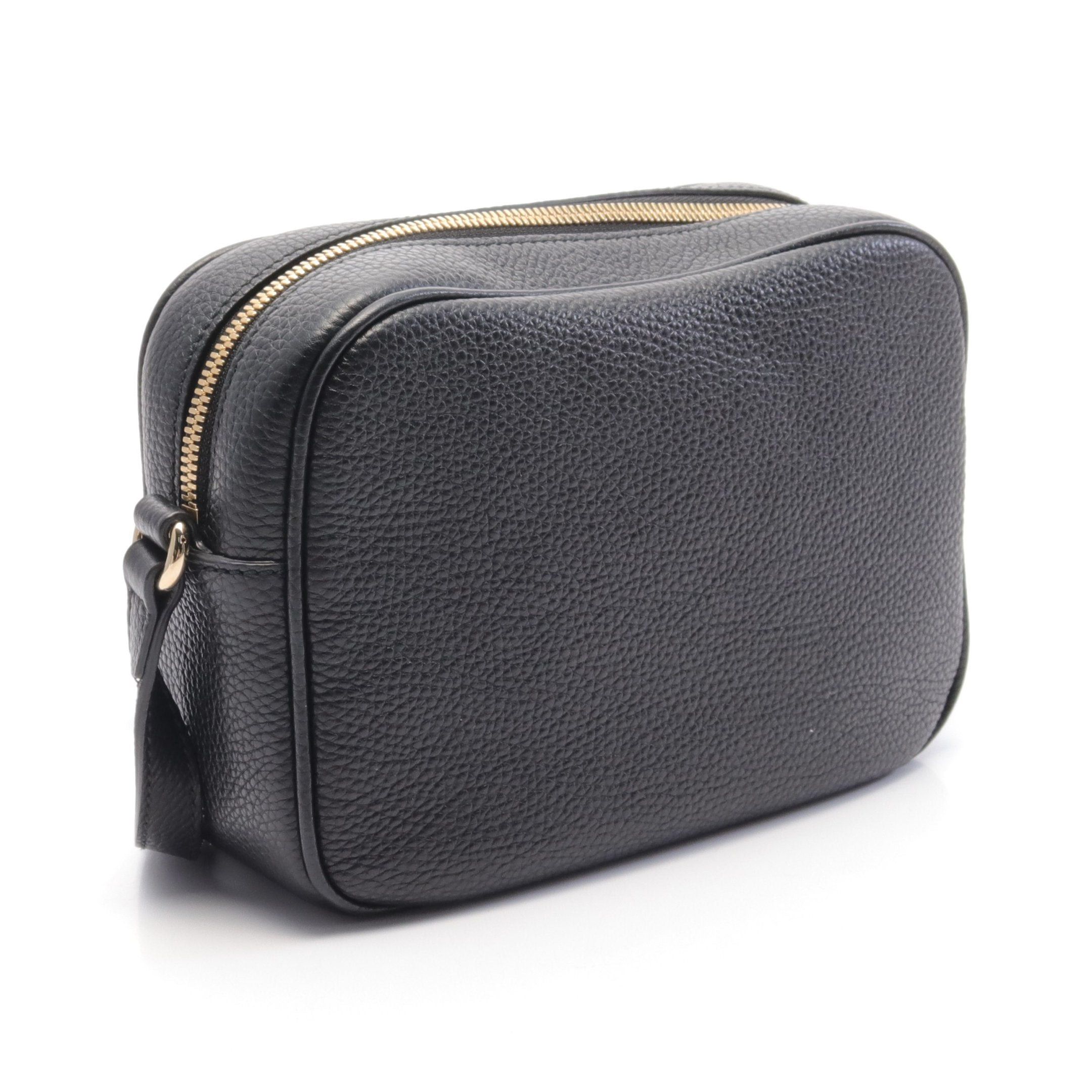Gucci Gucci Soho Disco Bag Interlocking G Shoulder Leather Black Size ONE SIZE - 2 Thumbnail