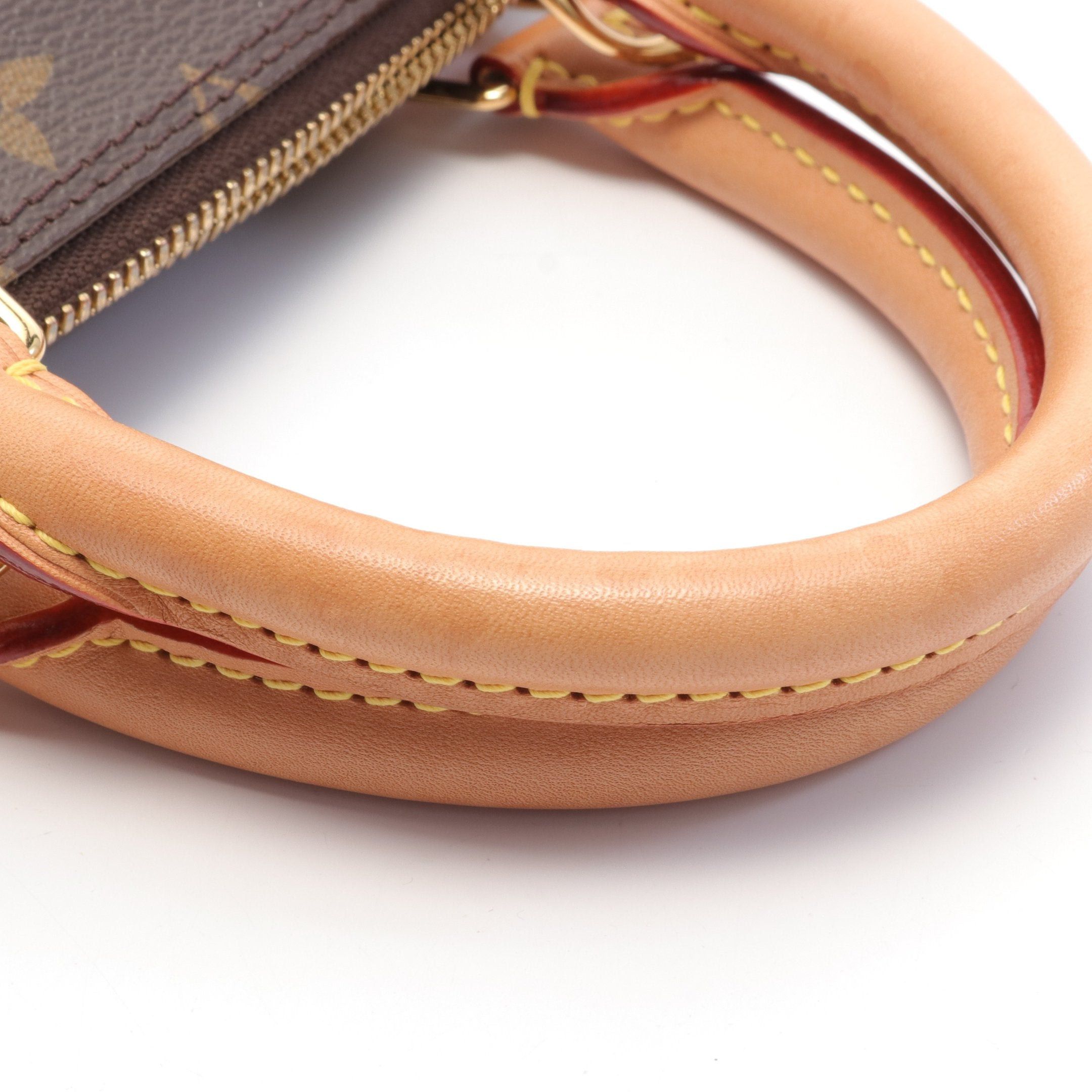 Louis Vuitton Louis Vuitton Alma Bb Monogram Handbag Leather Brown Size ONE SIZE - 5 Thumbnail