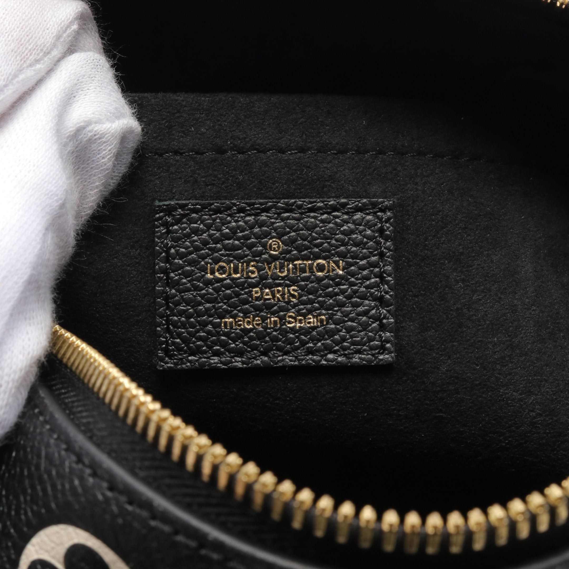 Louis Vuitton Louis Vuitton Speedy 20 Monogram Empreinte Handbag Leather Black White Pink Size ONE SIZE - 4 Thumbnail