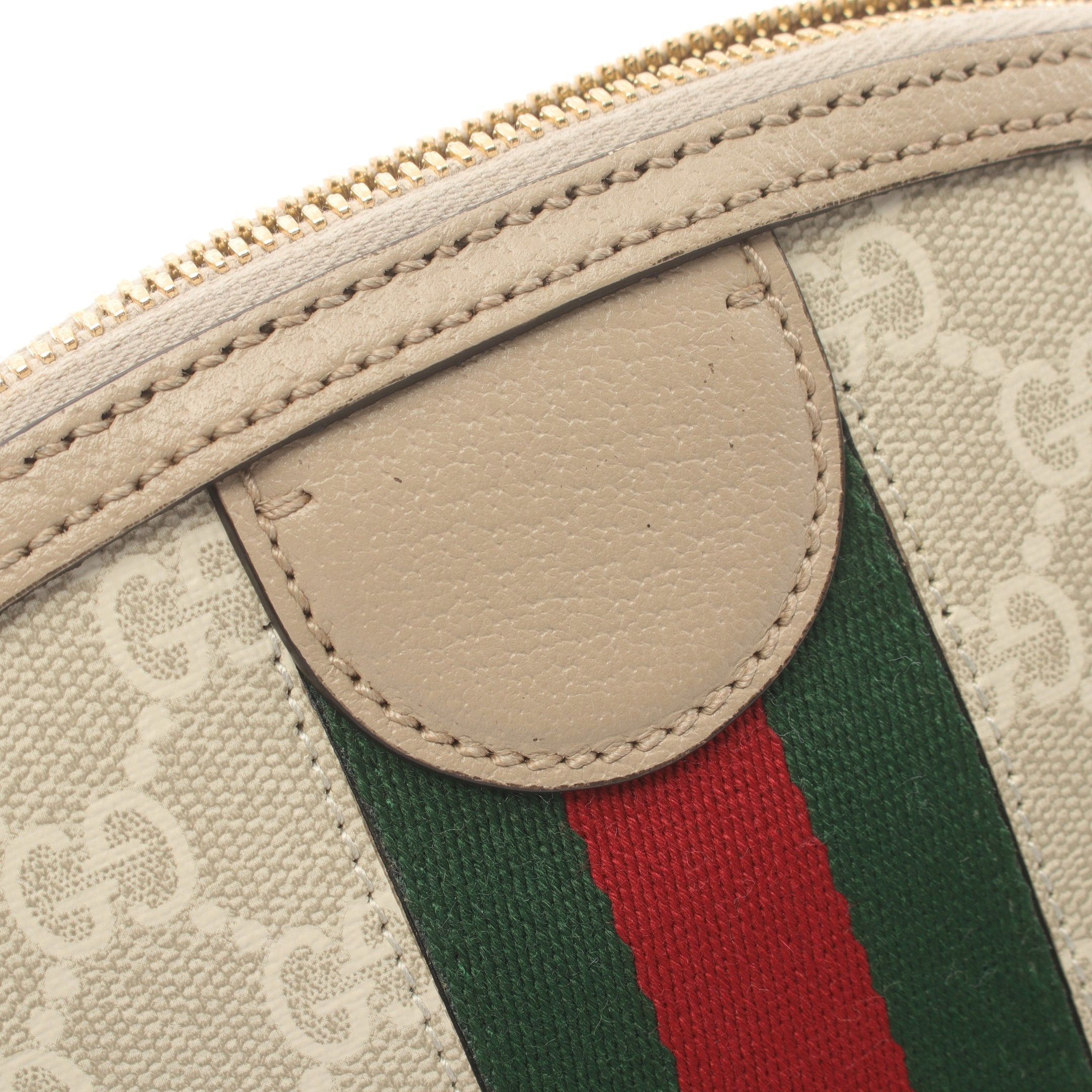 Gucci Gucci Ophidia Gg Supreme Shoulder Bag Leather Beige Multicolor Size ONE SIZE - 6 Thumbnail