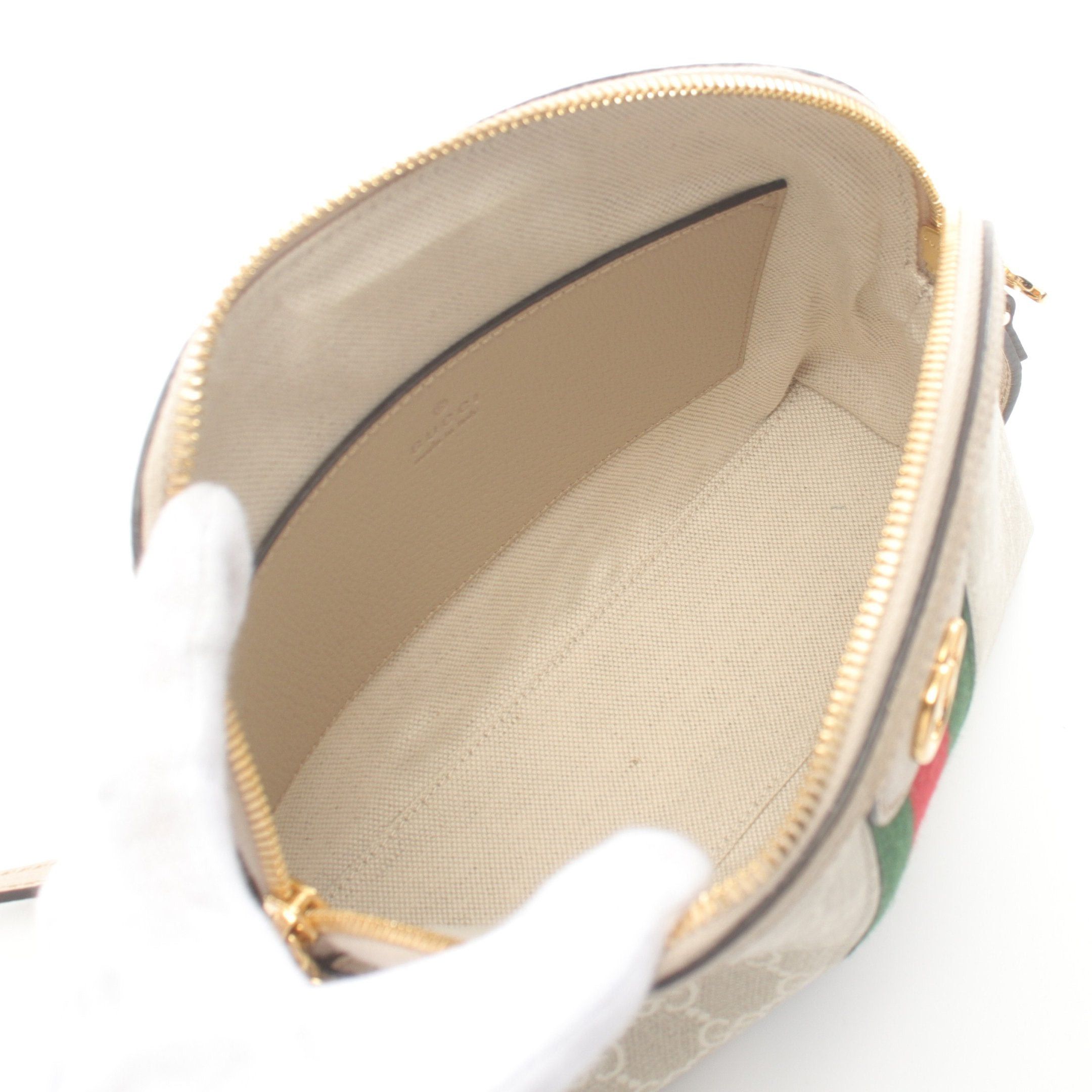 Gucci Gucci Ophidia Gg Supreme Shoulder Bag Leather Beige Multicolor Size ONE SIZE - 3 Thumbnail