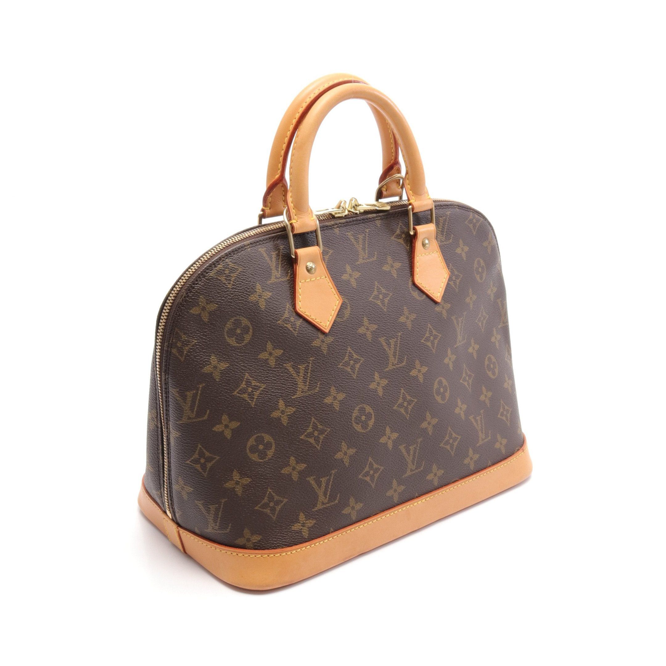 Louis Vuitton Louis Vuitton Alma Pm Monogram Handbag Leather Brown Size ONE SIZE - 2 Thumbnail