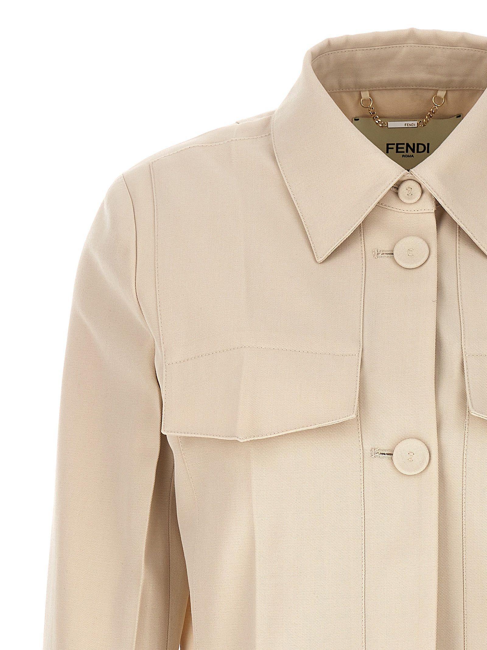 Fendi Tailored Crop Jacket Size M / US 6-8 / IT 42-44 - 3 Thumbnail