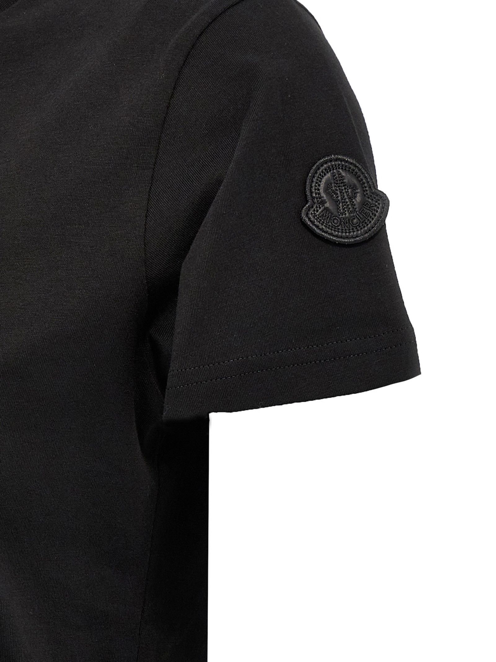 Moncler Rhinestone Logo T-Shirt Size XS / US 0-2 / IT 36-38 - 4 Thumbnail