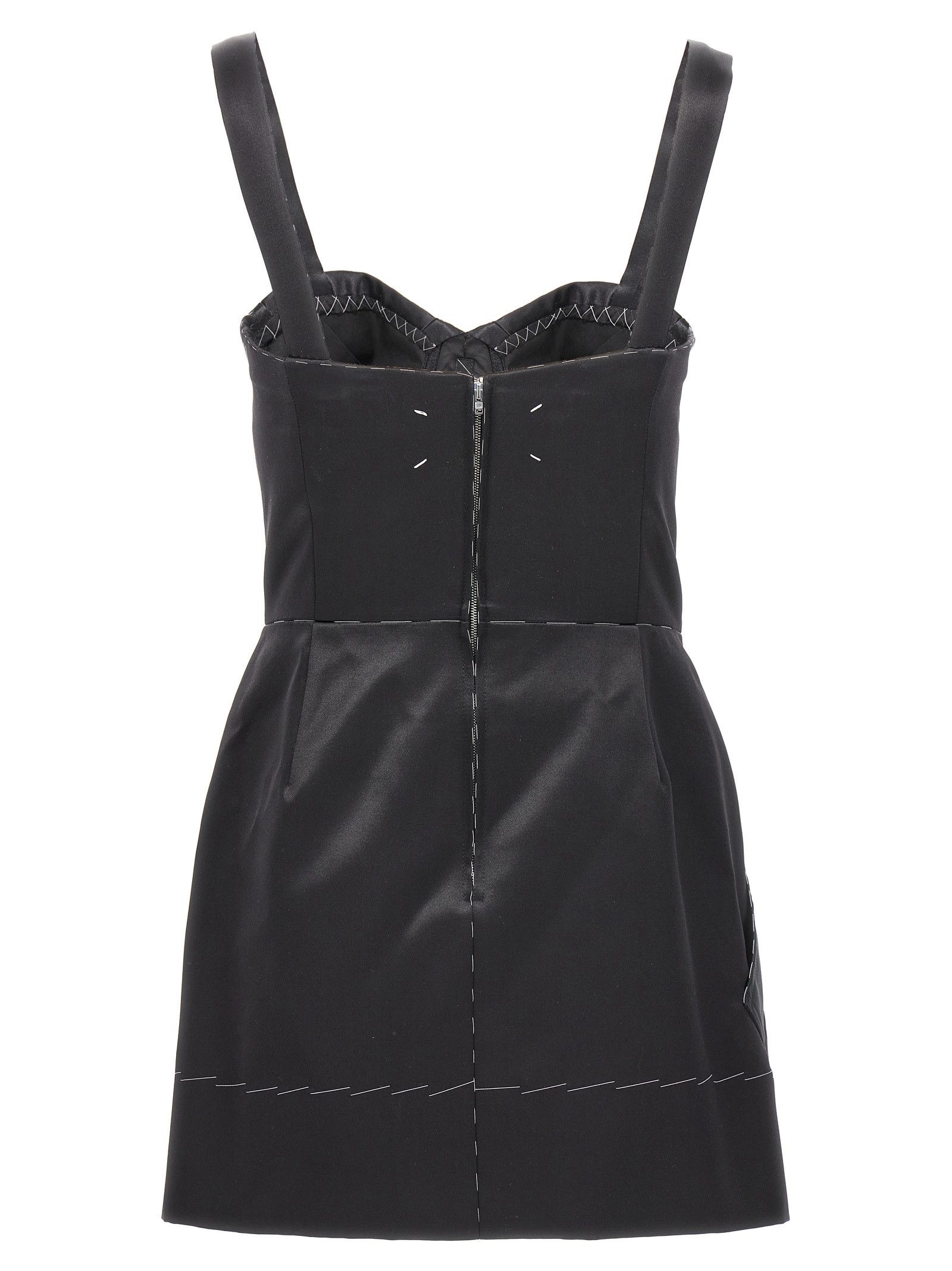 Maison Margiela Contrast Stitching Corset Dress Size 27" / US 4 / IT 40 - 2 Thumbnail