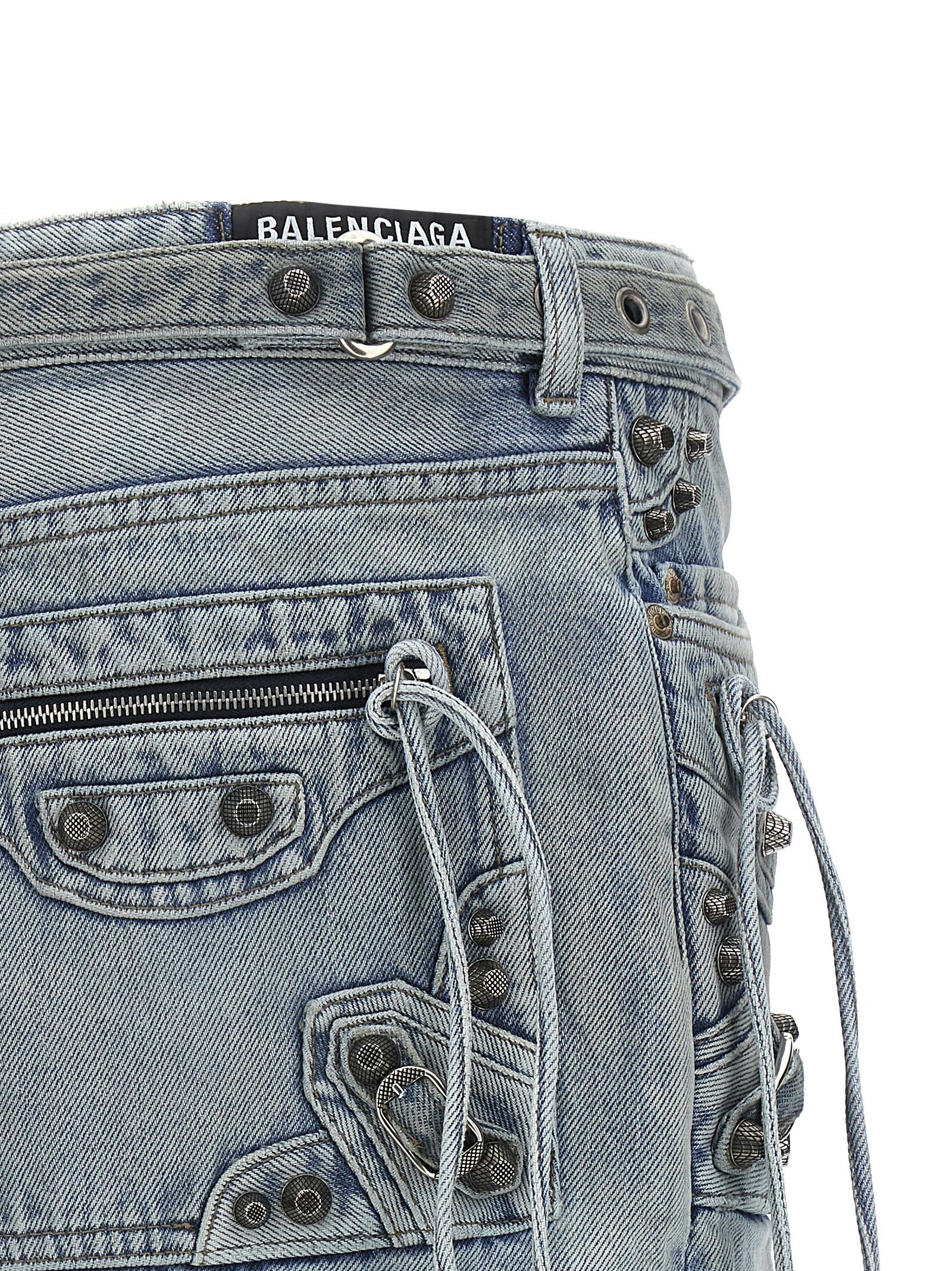 Balenciaga 'Cagole Mini' Skirt Size 26" / US 2 / IT 38 - 4 Thumbnail