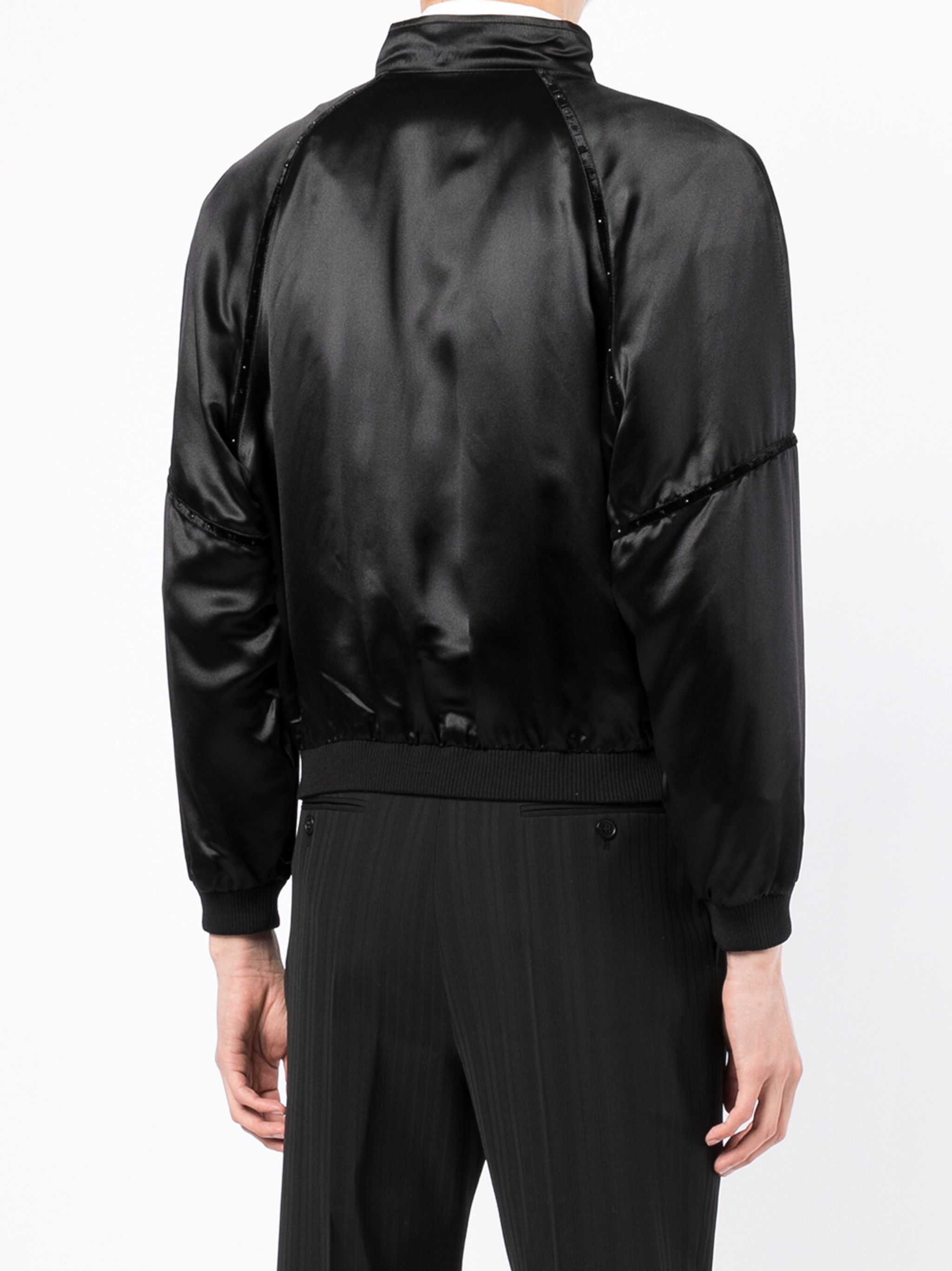 Saint Laurent Paris $4.4K VALUE Teddy 80s zip bomber jacket Size US S / EU 44-46 / 1 - 2 Thumbnail