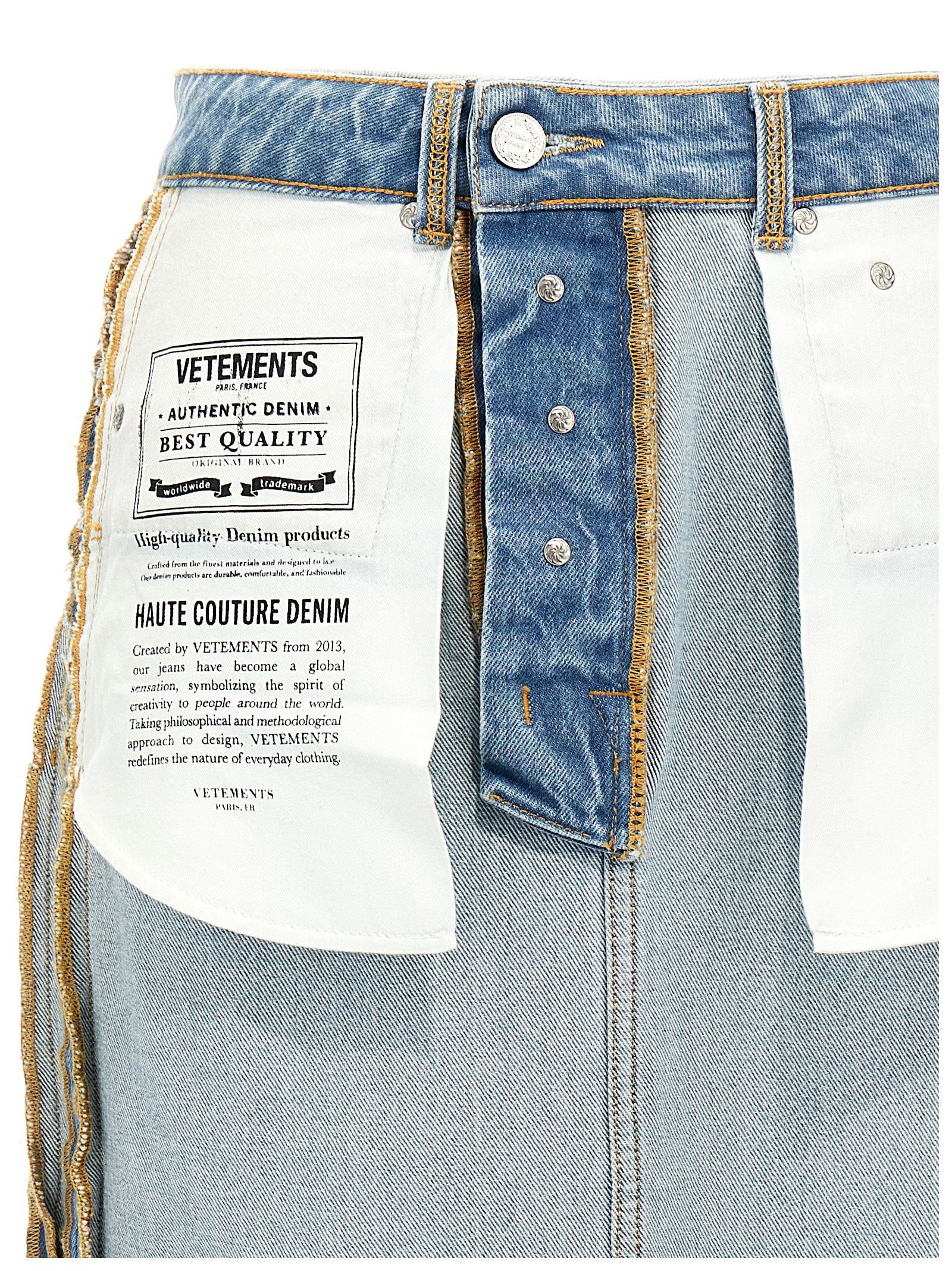 Vetements 'Inside-Out' Skirt Size 30" / US 8 / IT 44 - 3 Thumbnail