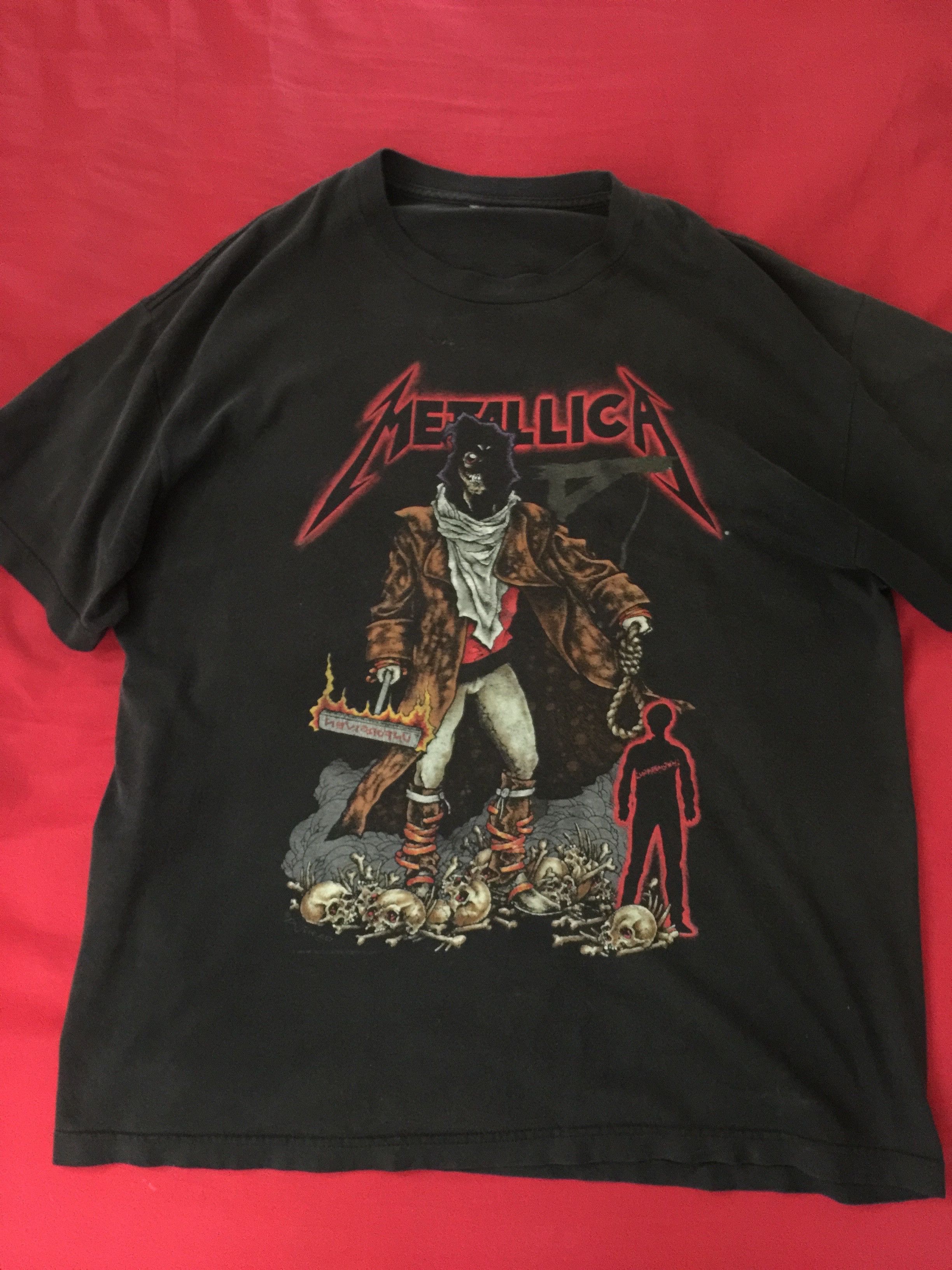 Metallica 1994 Metallica Unforgiven So I Dub Thee Tour T-Shirt Vintage ...