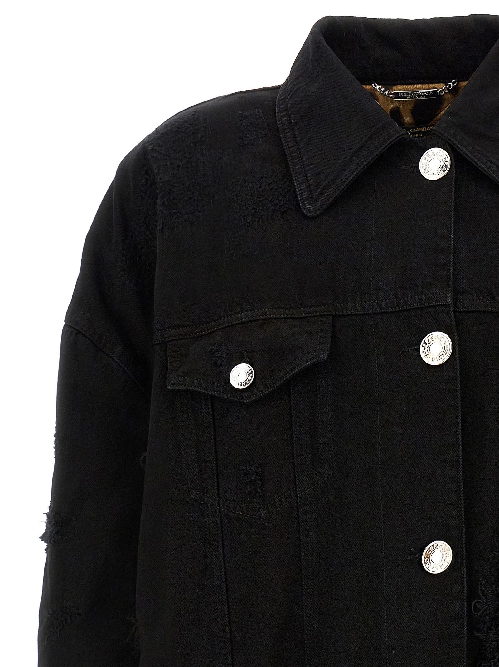 Dolce & Gabbana Denim Long Jacket Size S / US 4 / IT 40 - 3 Thumbnail