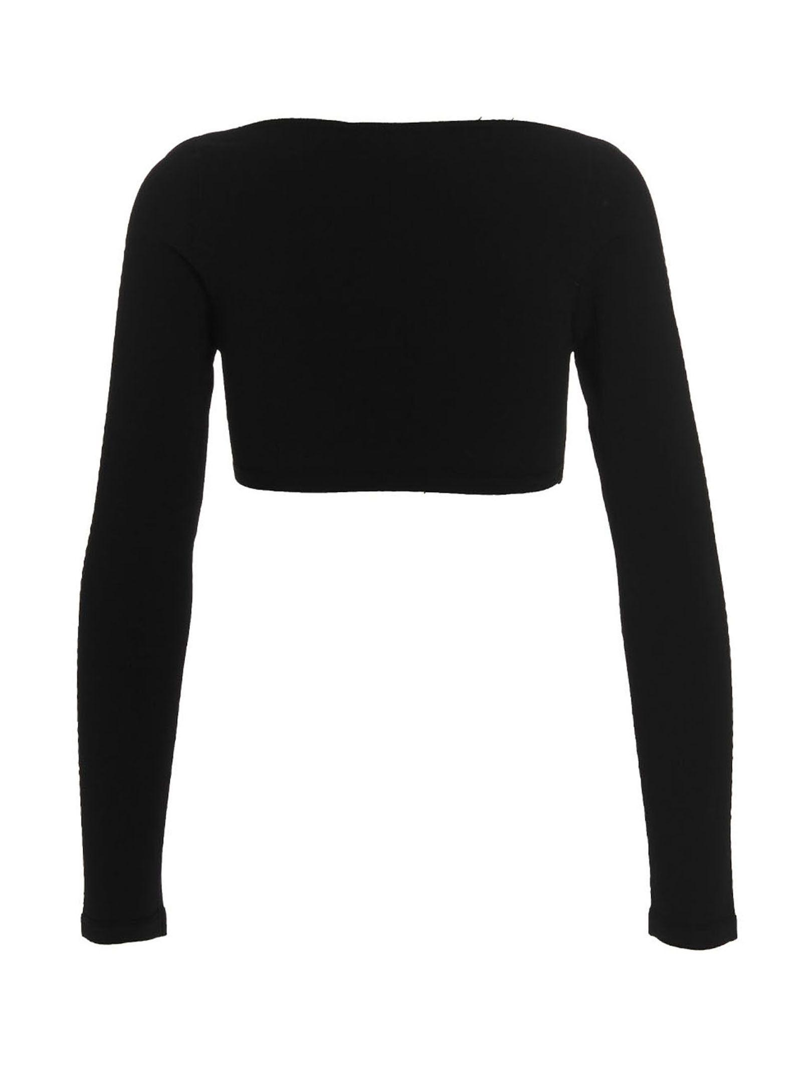 Dsquared2 Ribbed Cropped Sweater Size XS / US 0-2 / IT 36-38 - 2 Thumbnail