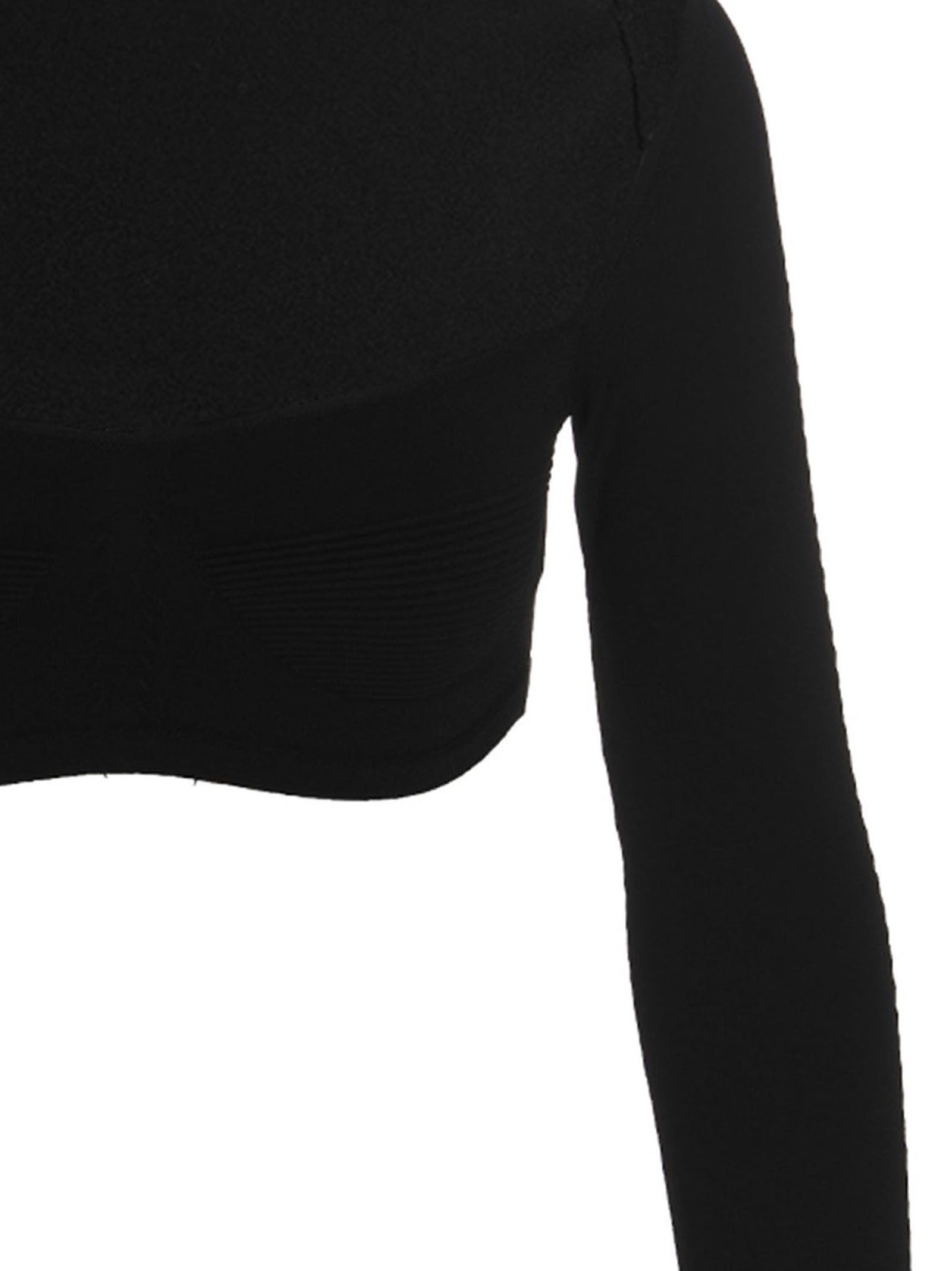Dsquared2 Ribbed Cropped Sweater Size XS / US 0-2 / IT 36-38 - 3 Thumbnail