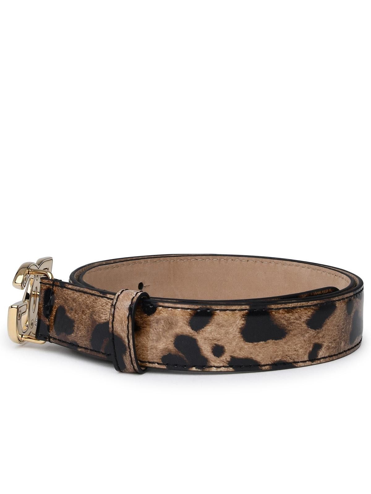 Dolce & Gabbana DOLCE & GABBANA Two-Color Shiny Leather Belt Size ONE SIZE - 3 Thumbnail