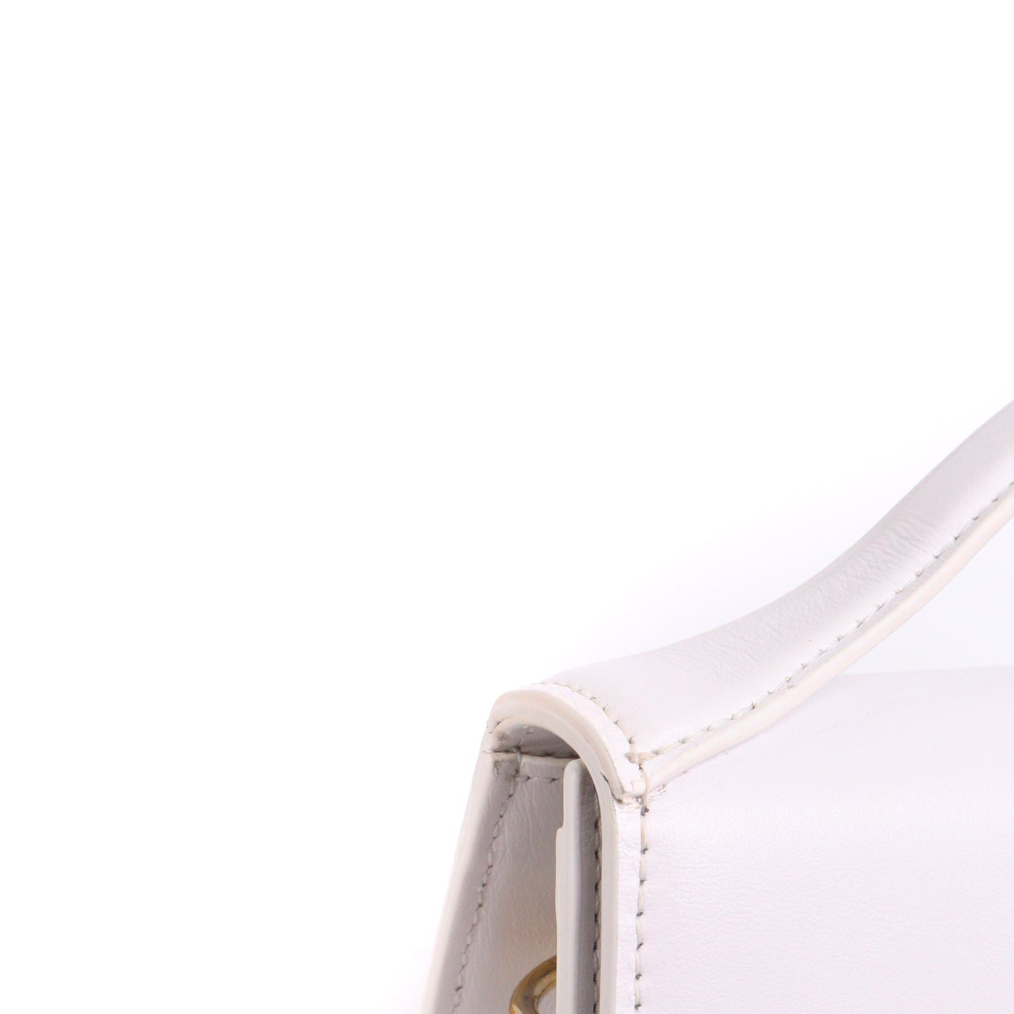 Jacquemus JACQUEMUS - Le Grand Bambino Jacquemus shoulder bag in white leather Size ONE SIZE - 5 Thumbnail