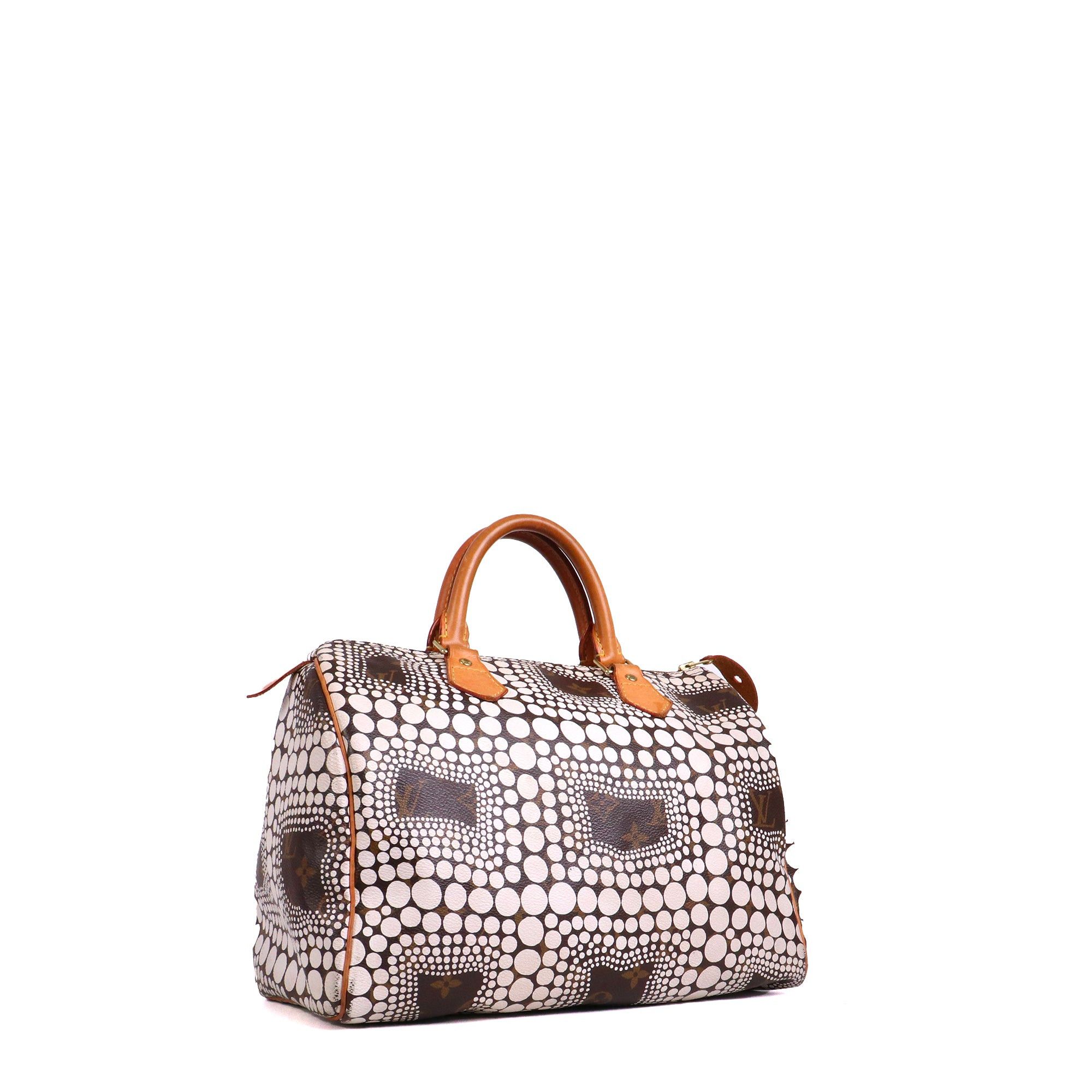 Louis Vuitton LOUIS VUITTON - Louis Vuitton x Yayoi Kusama Speedy 30 handbag in monogram canvas Size ONE SIZE - 2 Thumbnail