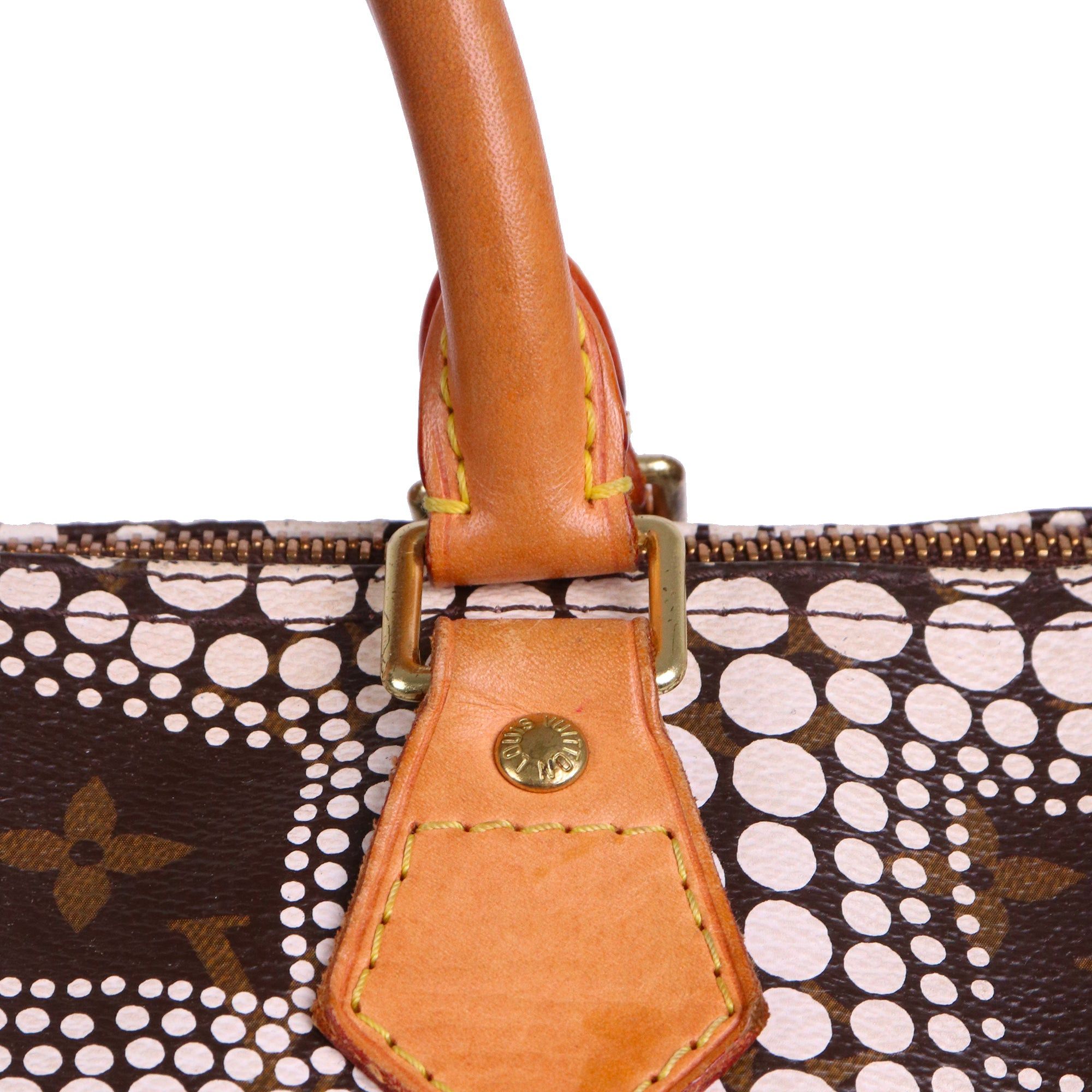 Louis Vuitton LOUIS VUITTON - Louis Vuitton x Yayoi Kusama Speedy 30 handbag in monogram canvas Size ONE SIZE - 5 Thumbnail