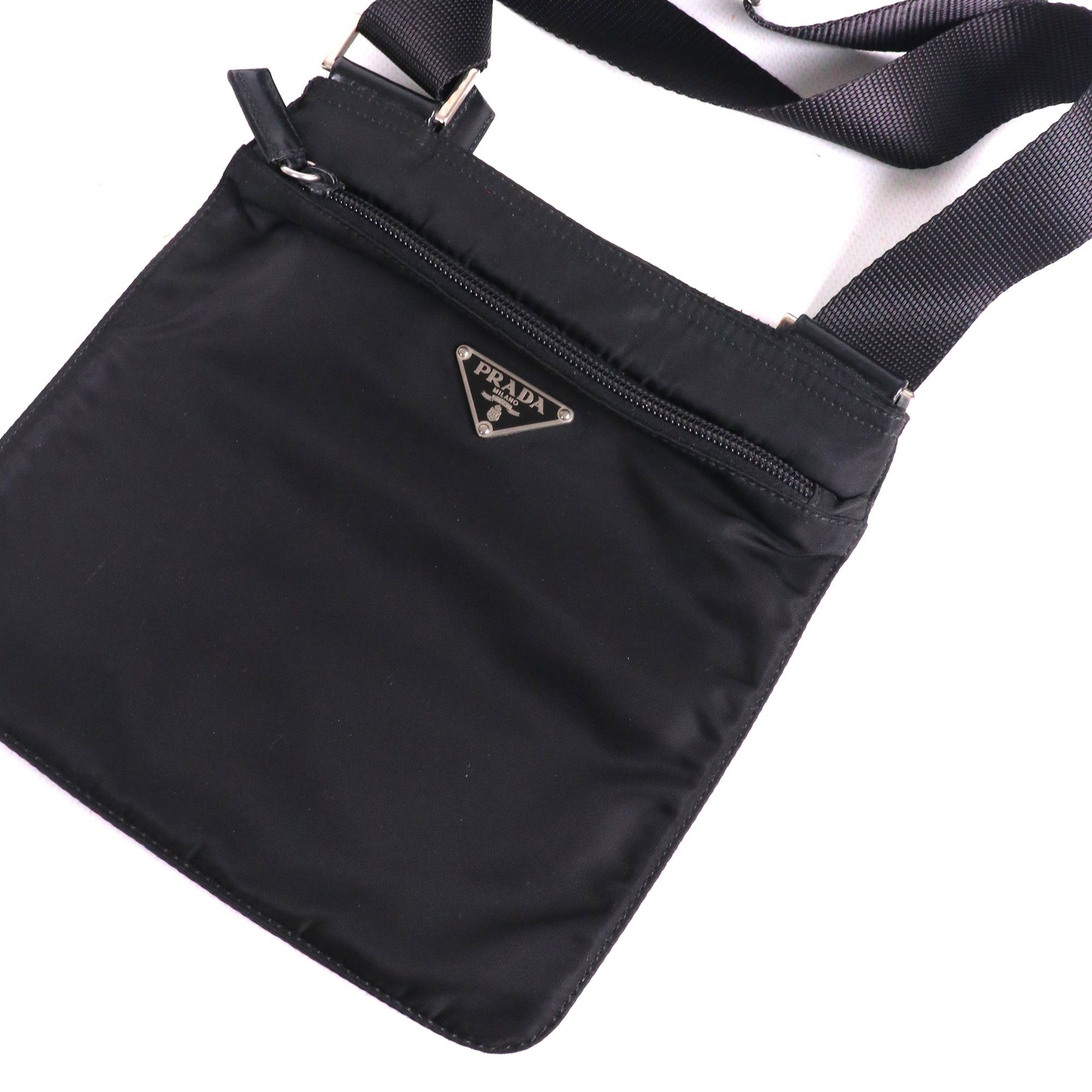 Prada PRADA - Prada shoulder bag in black Re-Nylon Size ONE SIZE - 2 Thumbnail