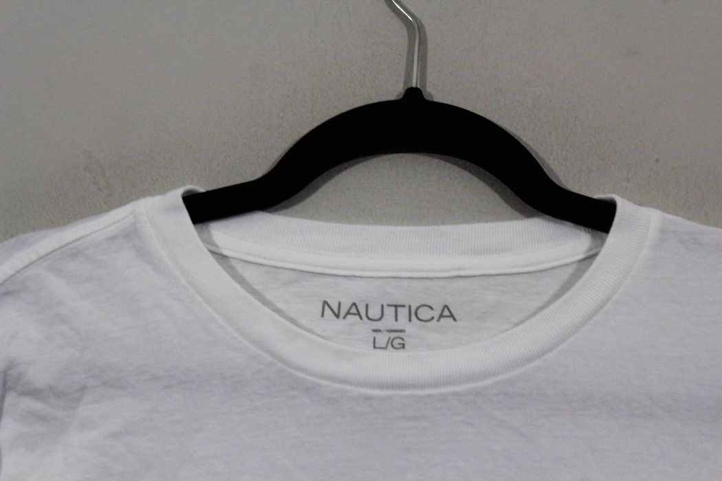 Nautica Performance T-Shirt Mens Large Short Sleeve V-Neck