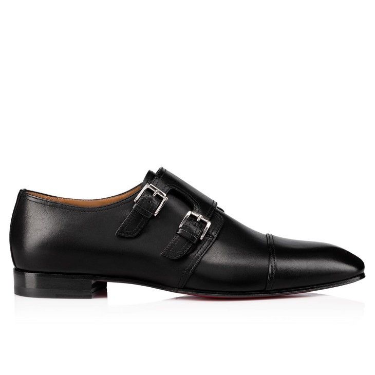 Christian Louboutin Christian Louboutin Mortimer Buckle Shoes in Calf Leather Size US 8 / EU 41 - 2 Thumbnail