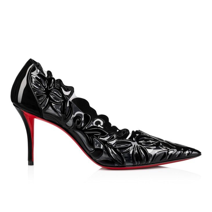 Christian Louboutin Christian Louboutin Apostropha Petunia 80mm in black Size US 8 / IT 38 - 3 Thumbnail