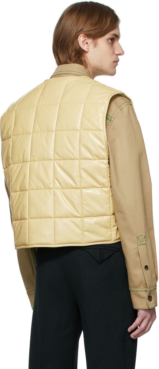 Bottega Veneta Yellow Padded Gilet Vest Size US XL / EU 56 / 4 - 2 Thumbnail