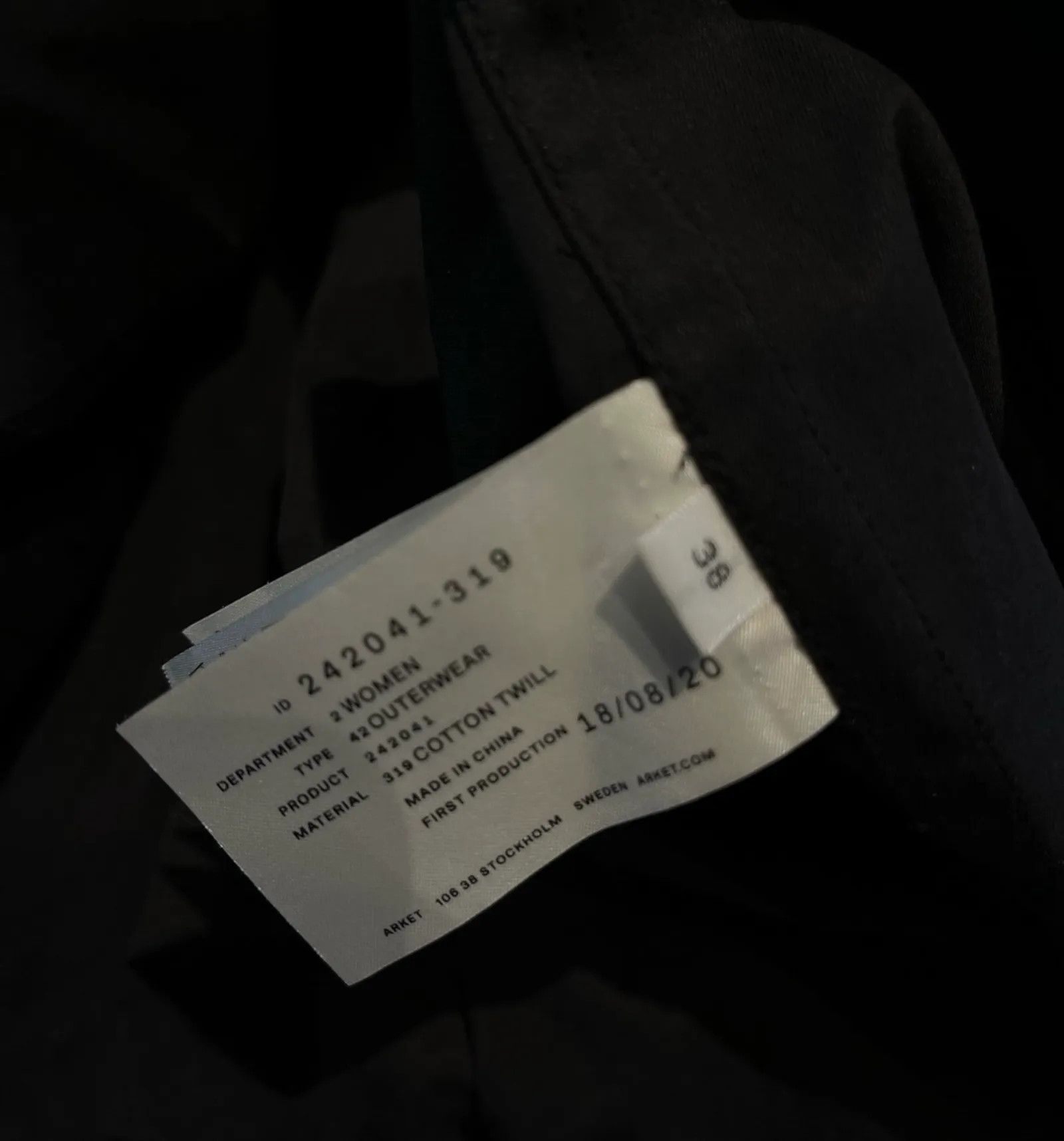 Arket Arket Trenchcoat Size S / US 4 / IT 40 - 2 Thumbnail