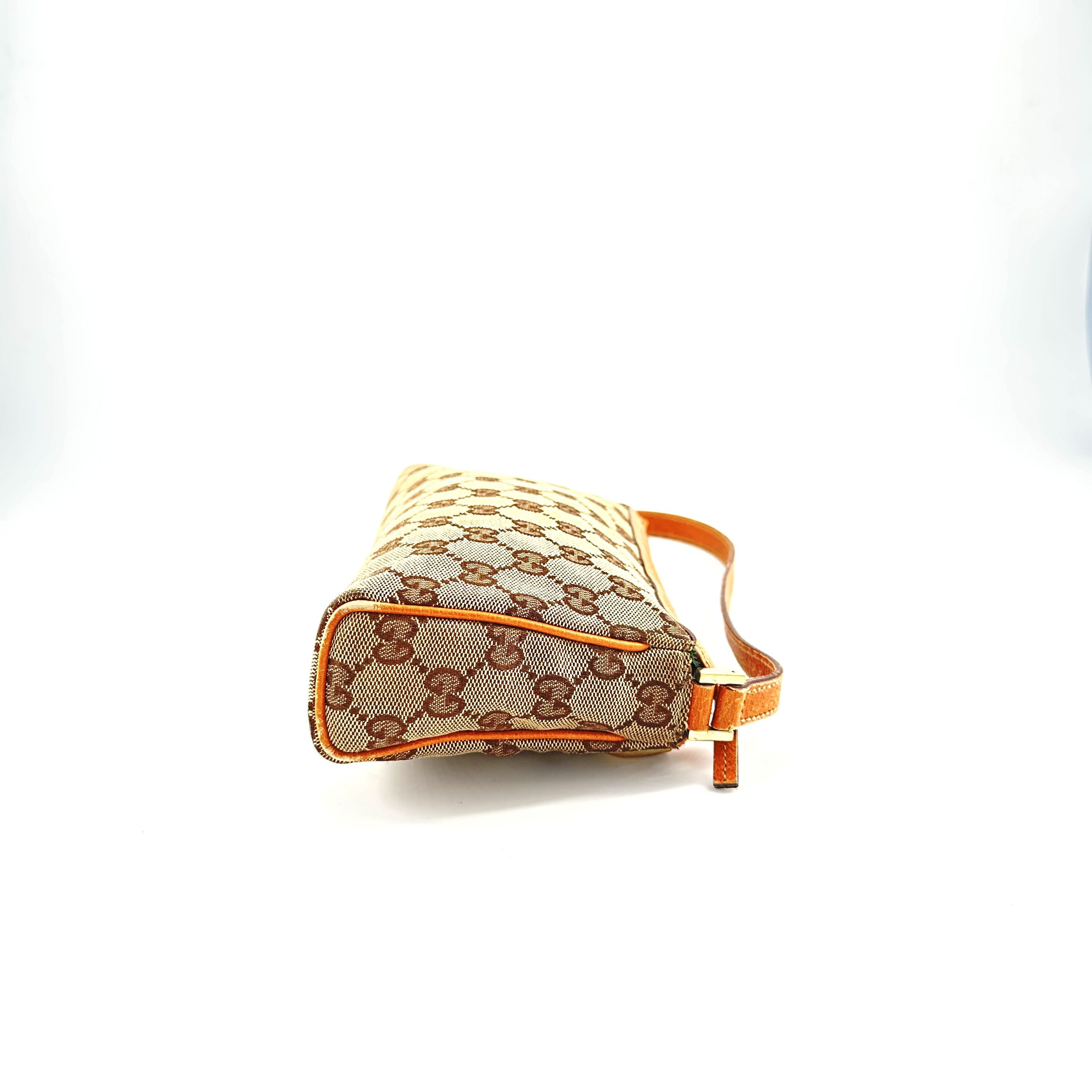 Gucci Gucci hand bag beige canvas Size ONE SIZE - 4 Thumbnail