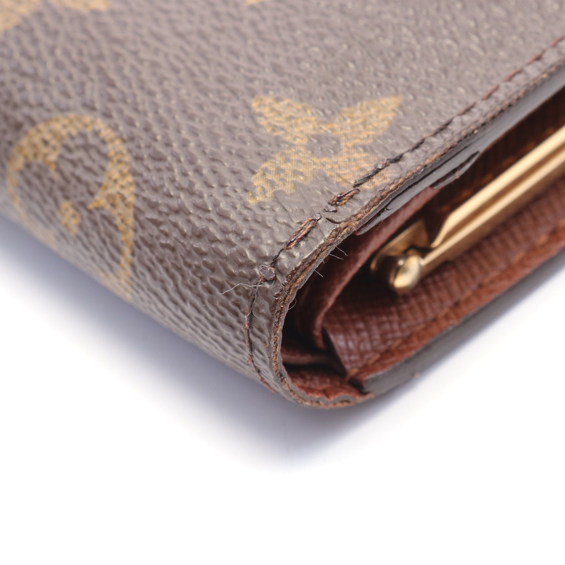 Louis Vuitton Louis Vuitton Portefeuil Viennois Monogram Bi-Fold Wallet Leather Brown Size ONE SIZE - 8 Thumbnail