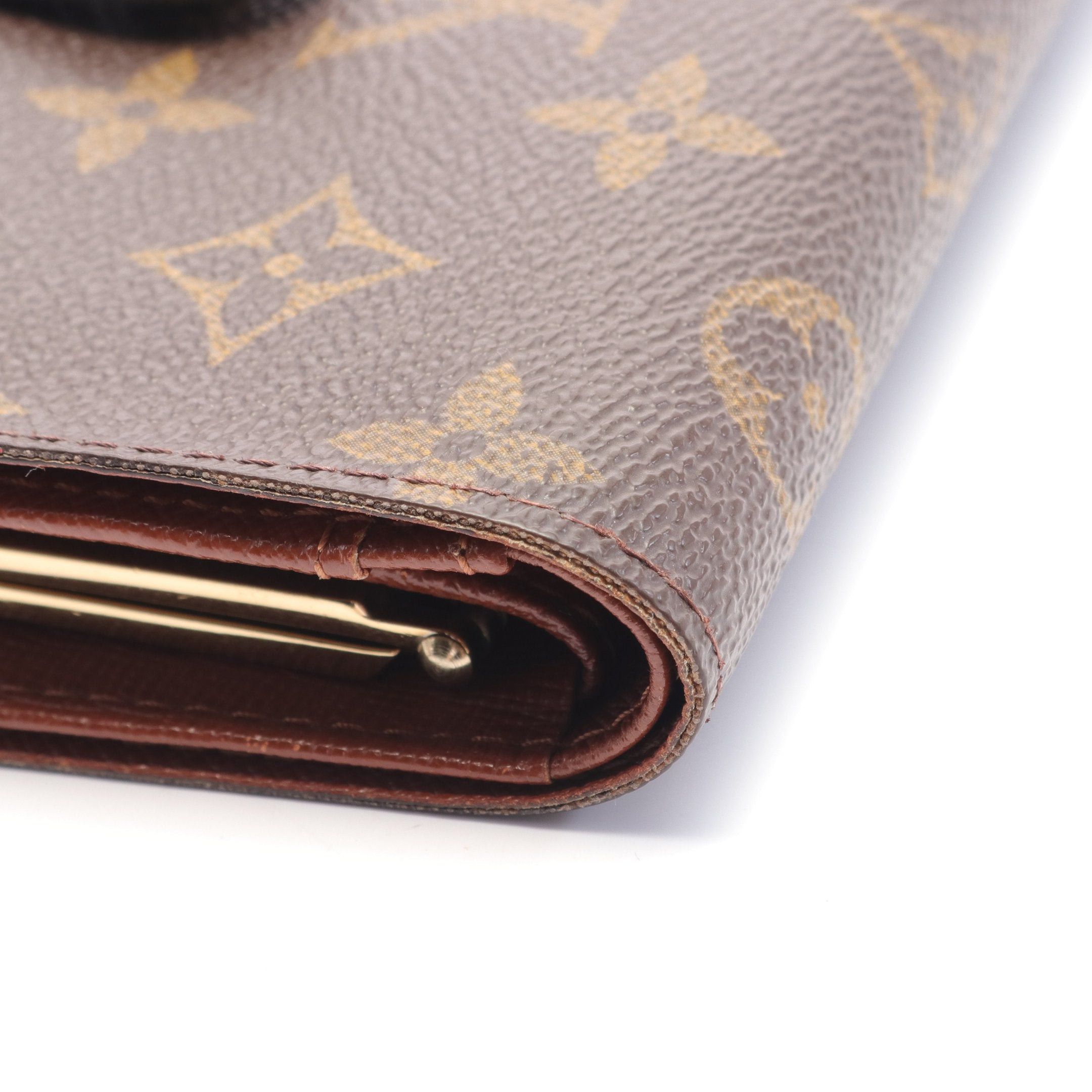 Louis Vuitton Louis Vuitton Portefeuil Viennois Monogram Bi-Fold Wallet Leather Brown Size ONE SIZE - 10 Thumbnail