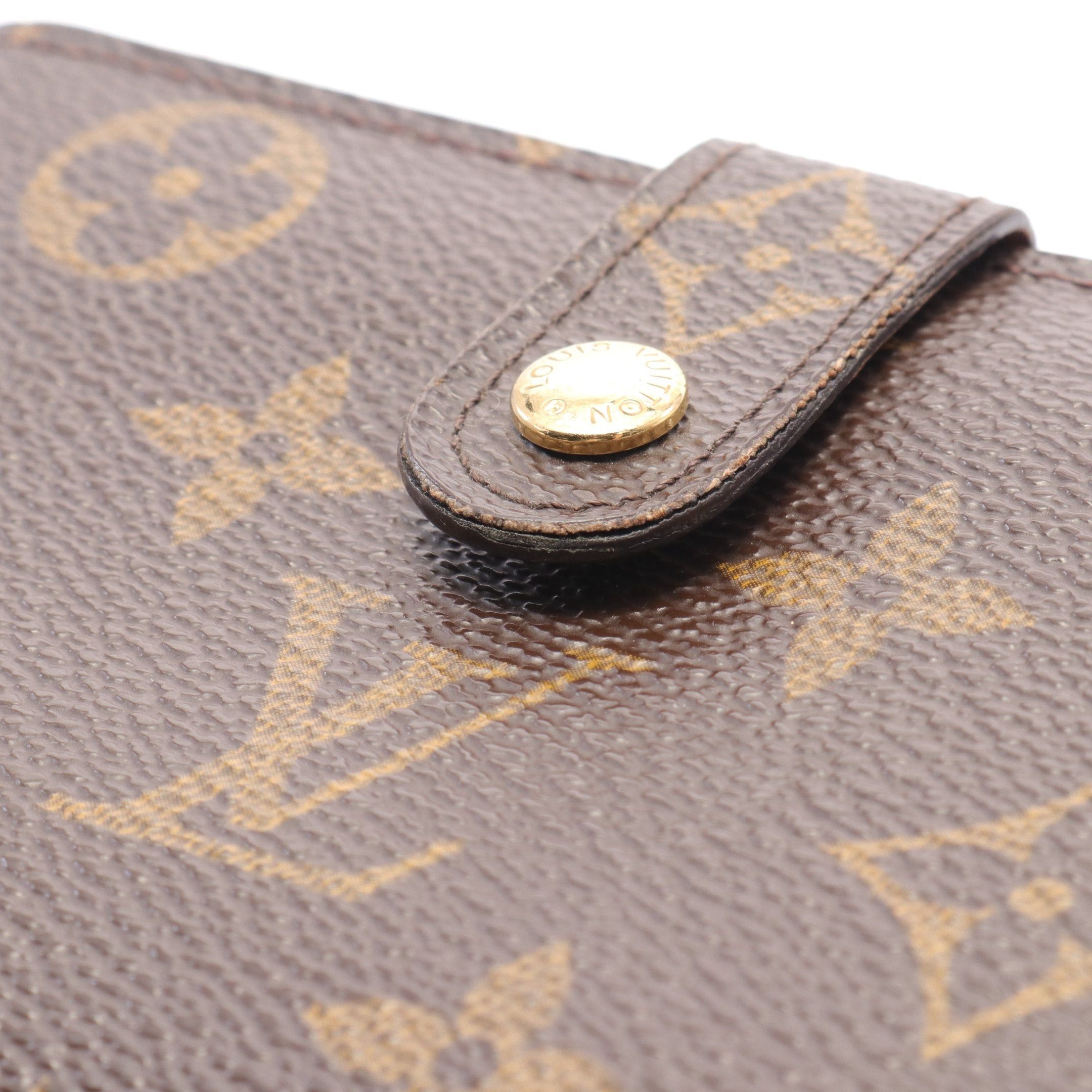 Louis Vuitton Louis Vuitton Portefeuil Viennois Monogram Bi-Fold Wallet Leather Brown Size ONE SIZE - 9 Thumbnail