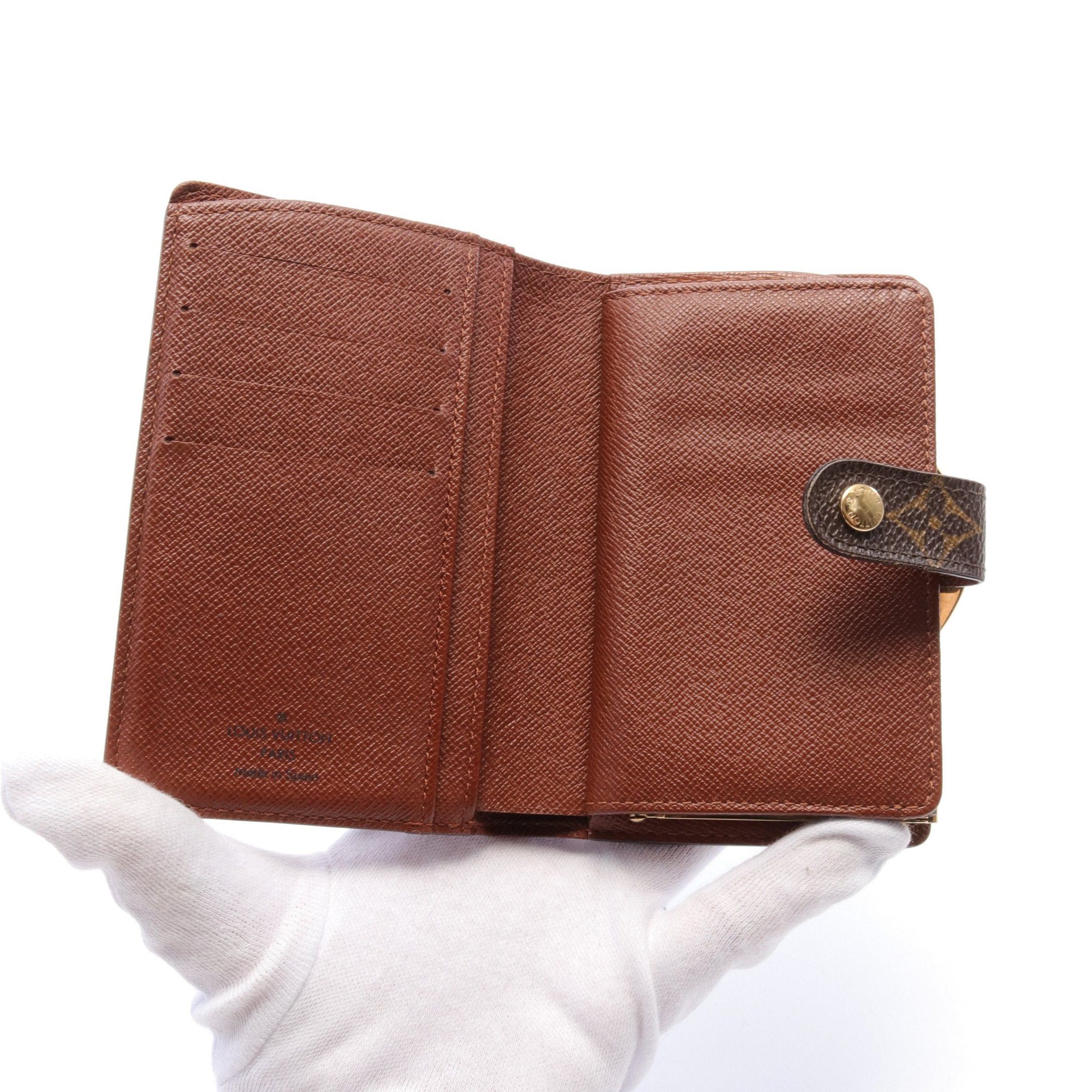 Louis Vuitton Louis Vuitton Portefeuil Viennois Monogram Bi-Fold Wallet Leather Brown Size ONE SIZE - 3 Thumbnail