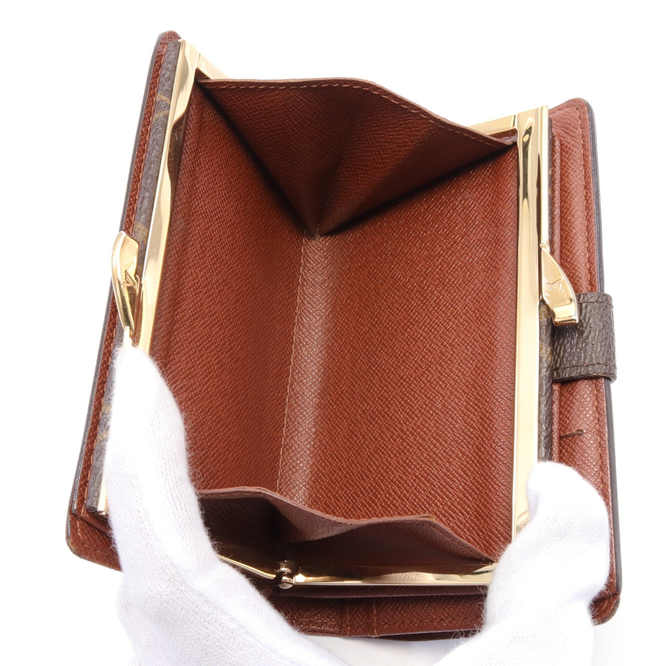 Louis Vuitton Louis Vuitton Portefeuil Viennois Monogram Bi-Fold Wallet Leather Brown Size ONE SIZE - 6 Thumbnail