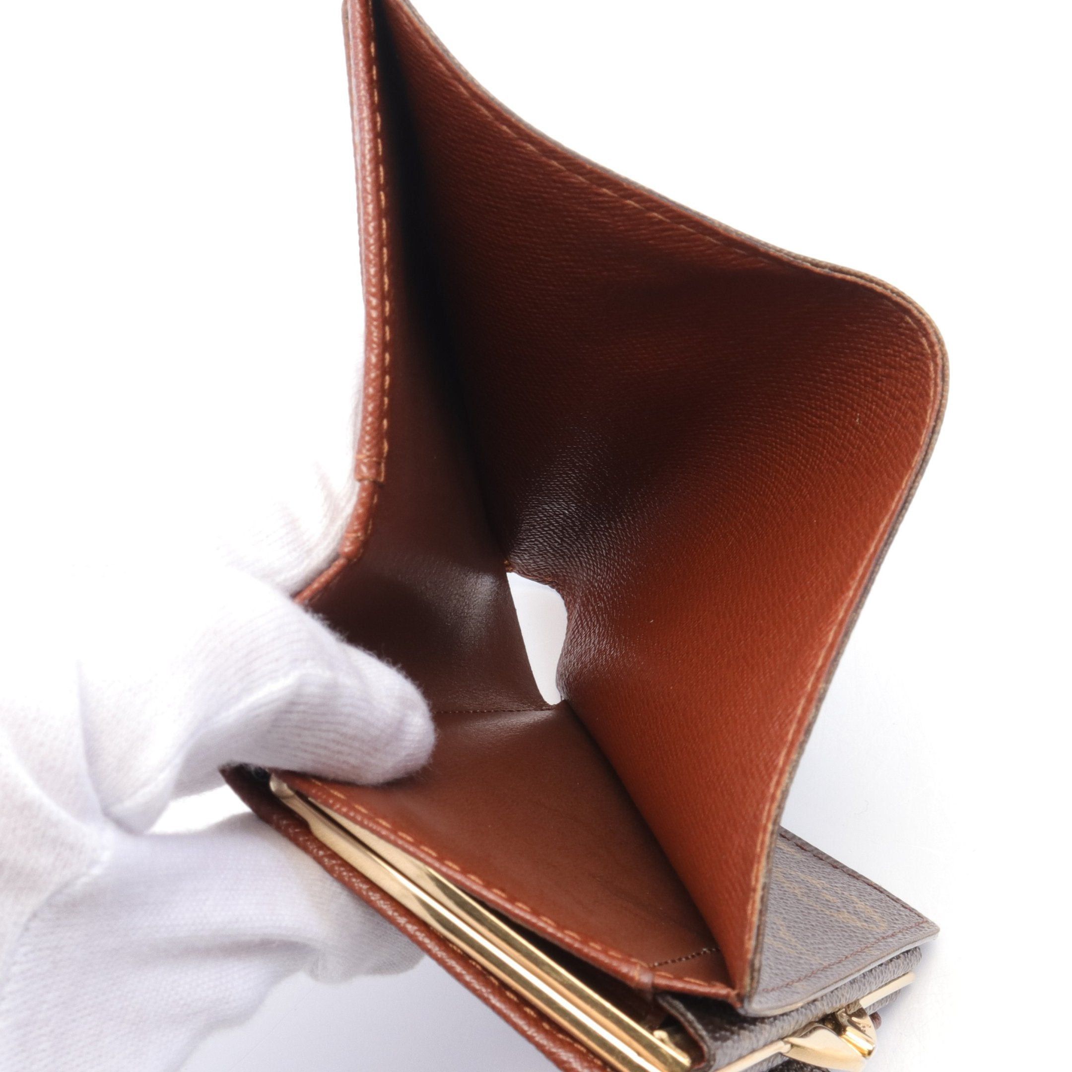Louis Vuitton Louis Vuitton Portefeuil Viennois Monogram Bi-Fold Wallet Leather Brown Size ONE SIZE - 7 Thumbnail