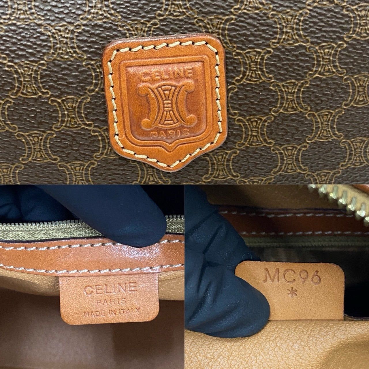 Celine Celine Handbag Brown Leather Size ONE SIZE - 3 Thumbnail