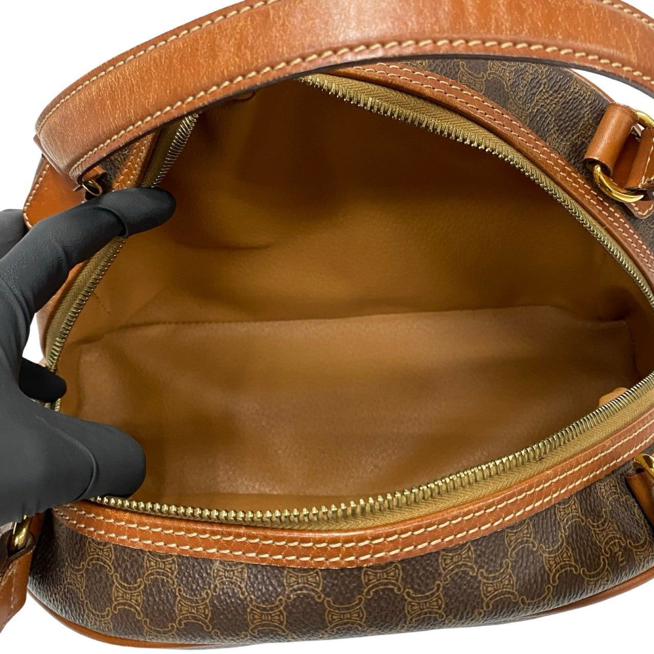 Celine Celine Handbag Brown Leather Size ONE SIZE - 8 Thumbnail
