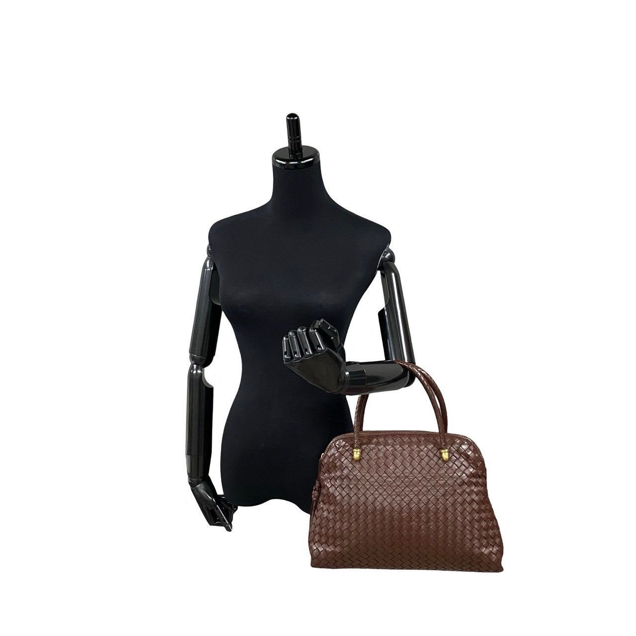 Bottega Veneta Bottega Veneta Handbag Brown Leather Size ONE SIZE - 2 Thumbnail