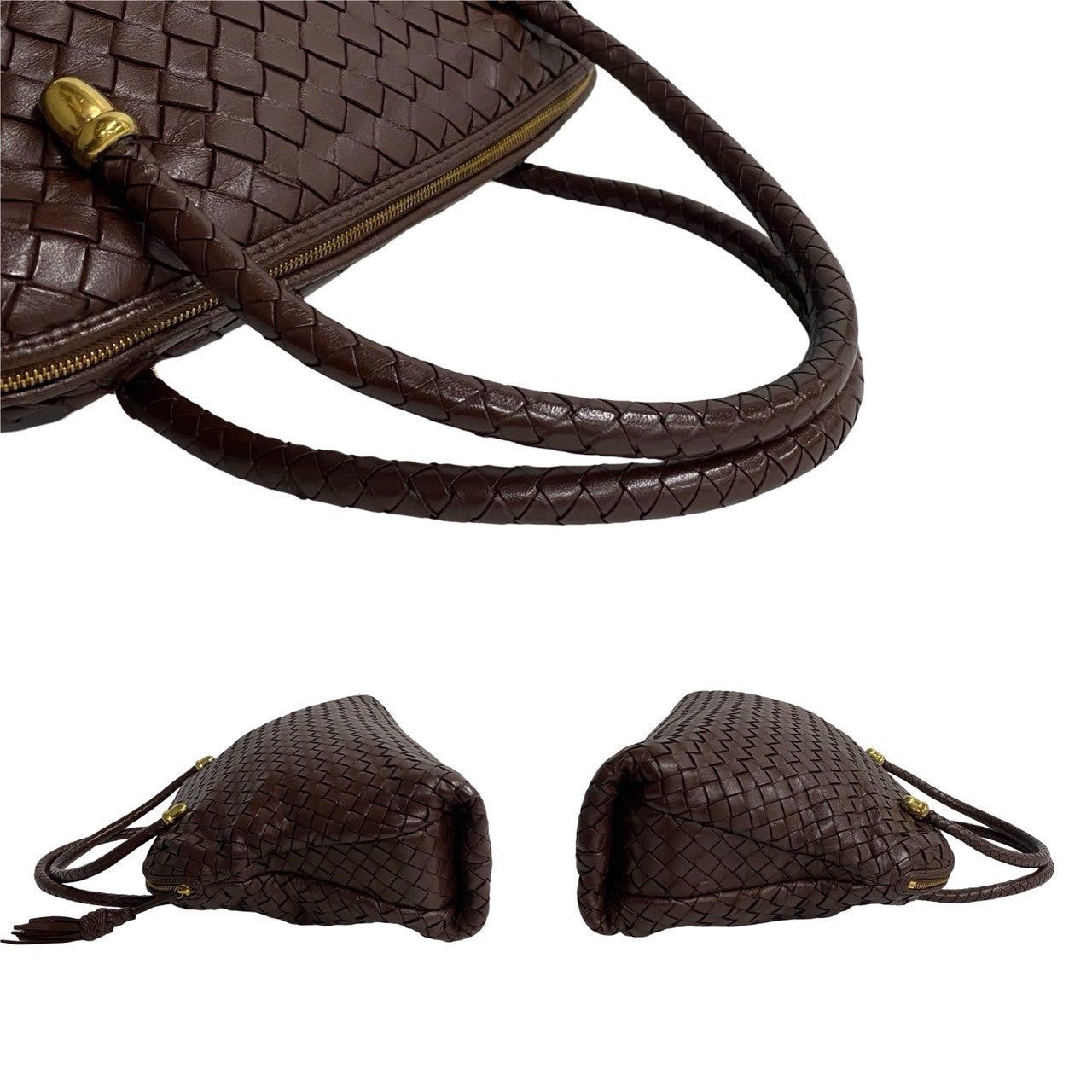 Bottega Veneta Bottega Veneta Handbag Brown Leather Size ONE SIZE - 5 Thumbnail