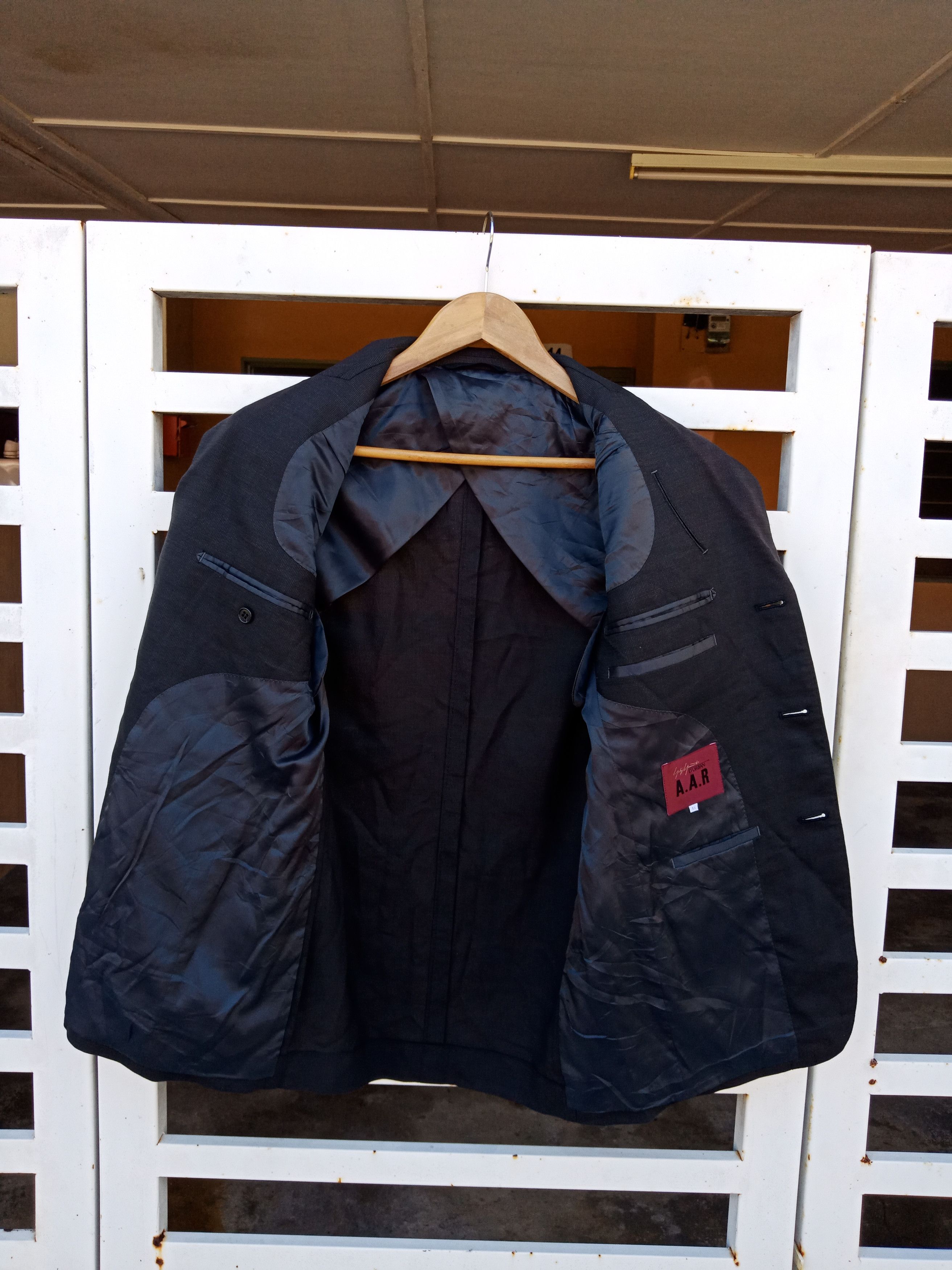 Yohji Yamamoto Yohji Yamamoto AAR Durban Wool Coat Blazer Size US M / EU 48-50 / 2 - 2 Thumbnail