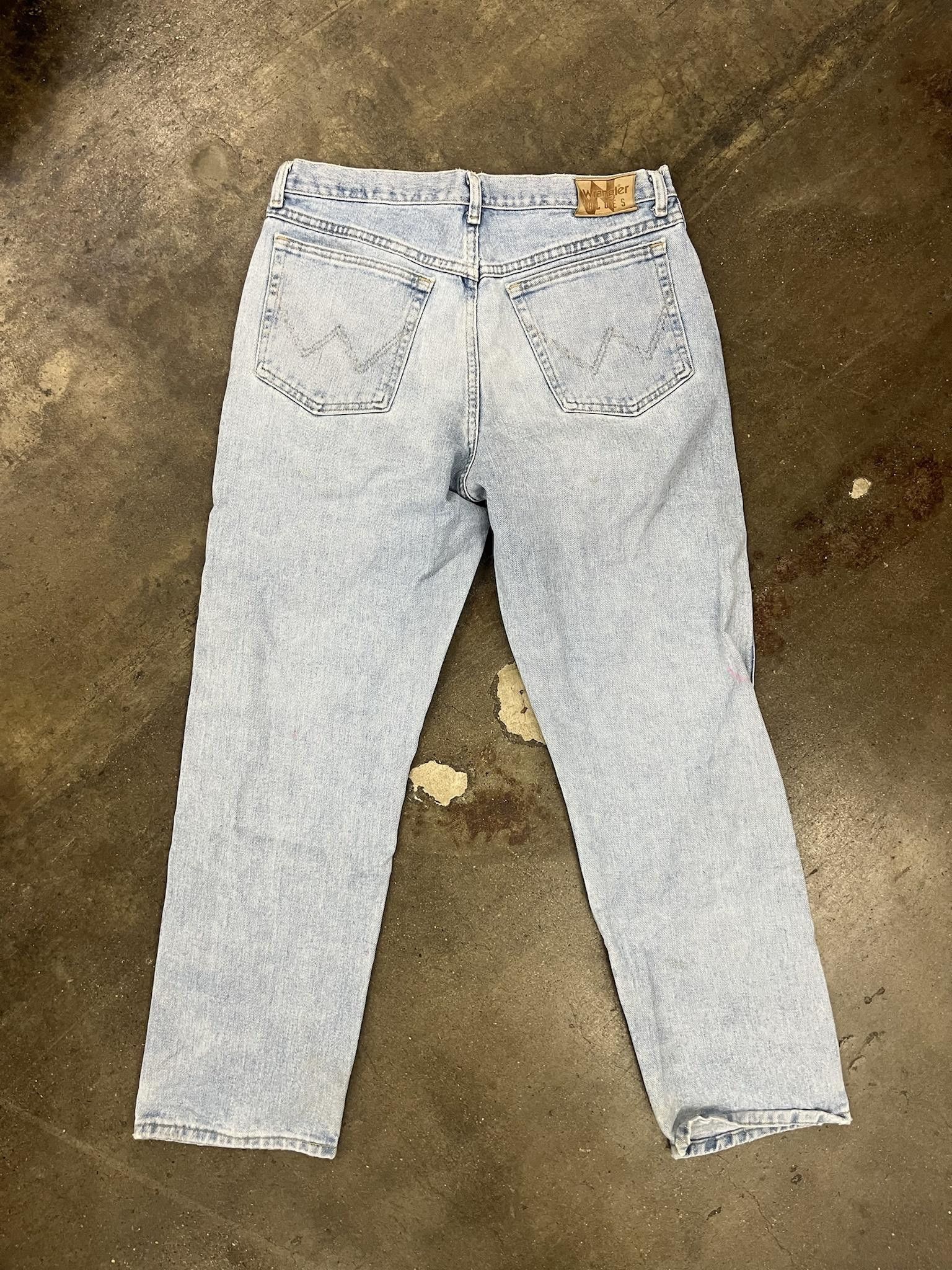 Vintage 2000's Wrangler Blues Regular Fit Lightwash Jeans Size US 34 / EU 50 - 3 Thumbnail