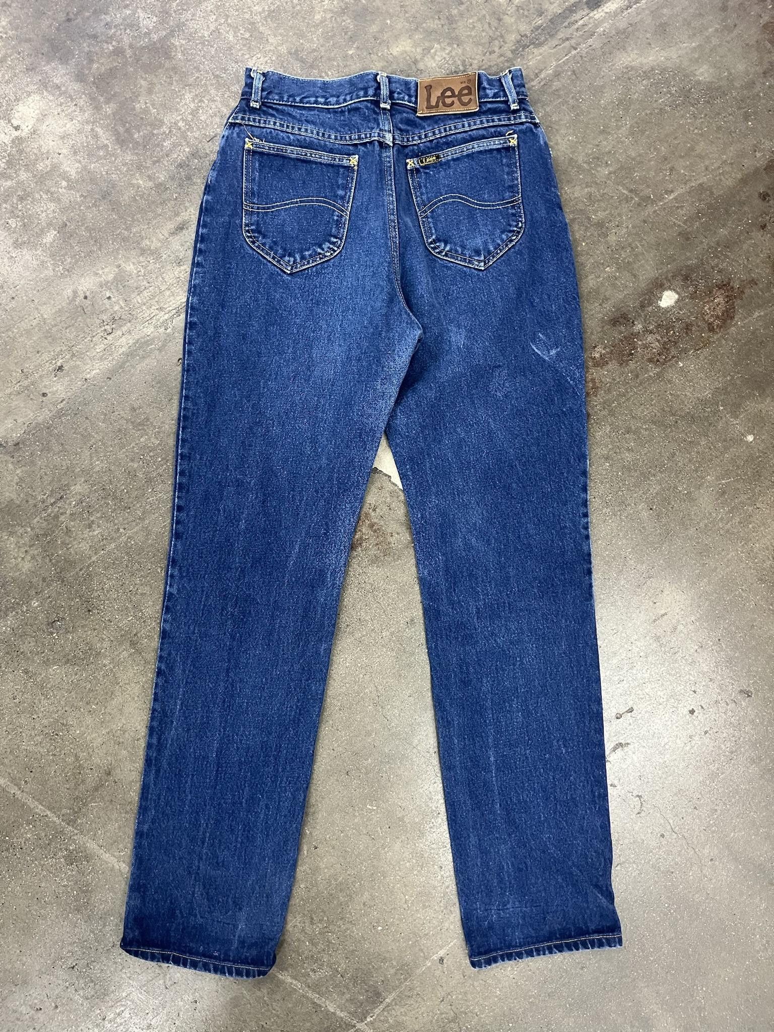 Vintage 1990's Lee Femme Fit Highwaisted Dark Wash Jeans ( Sz 27) Size US 28 / EU 44 - 2 Thumbnail