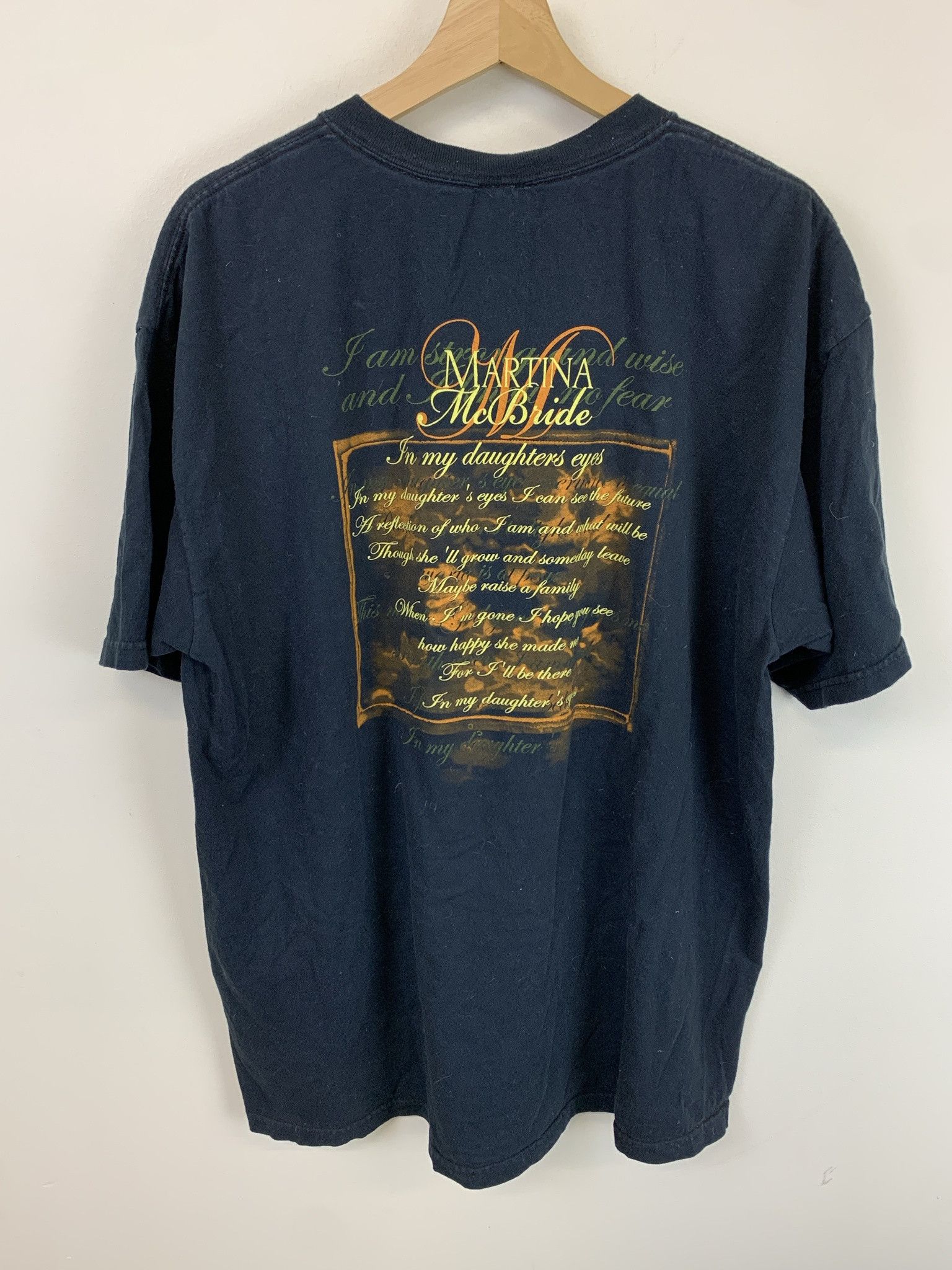 Vintage Vintage 1990s Martina Mc BVride Tour Tee Size XL Size US XL / EU 56 / 4 - 3 Thumbnail