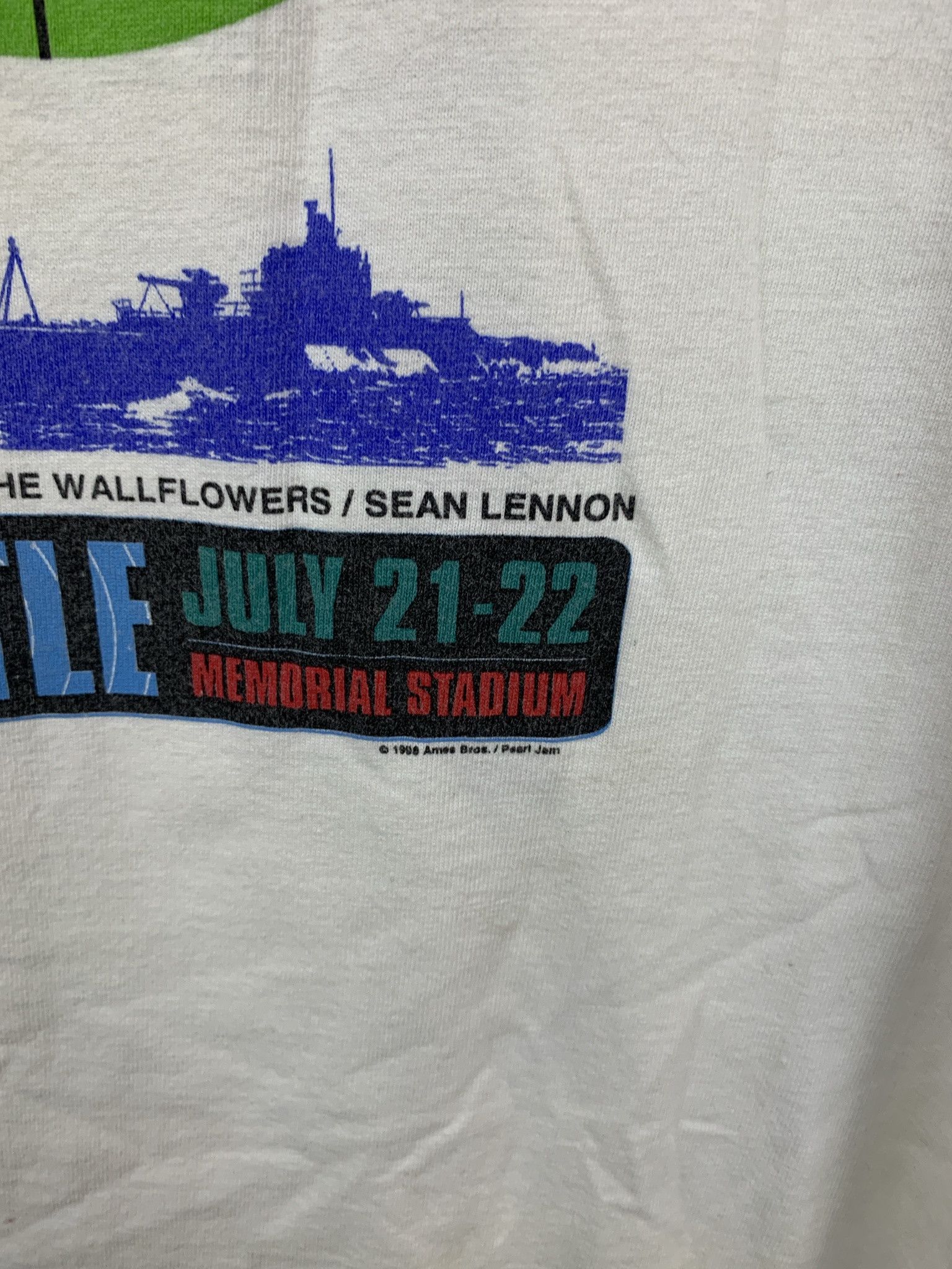 Other Vintage 1996 Pearl Jam Single Stitch Band Tee Rare Tour Tee Size L Size US L / EU 52-54 / 3 - 4 Thumbnail