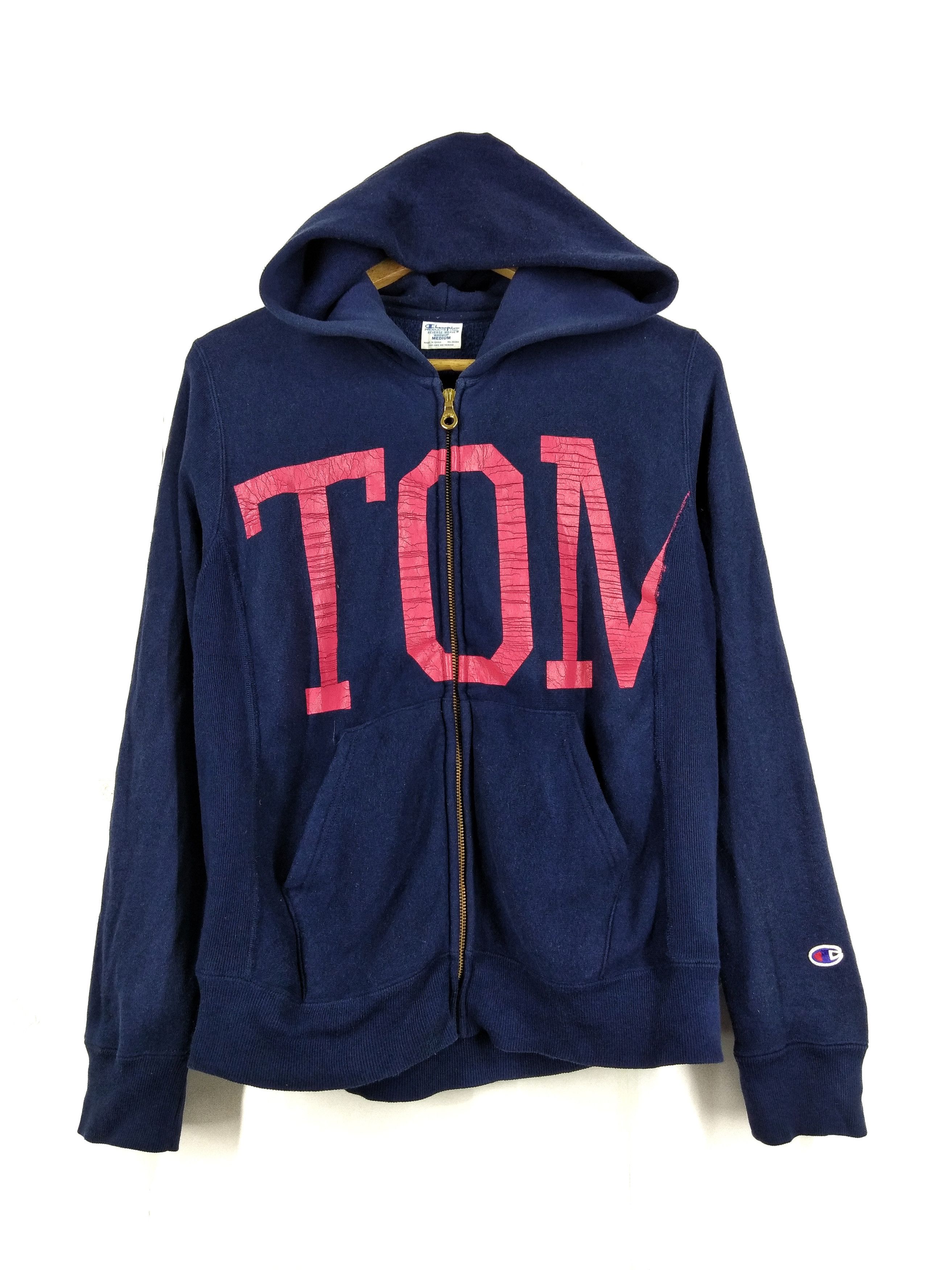 Champion Tommy Hilfiger Champion X Tommy Hilfiger Spellout Big Logo Hoodie Grailed