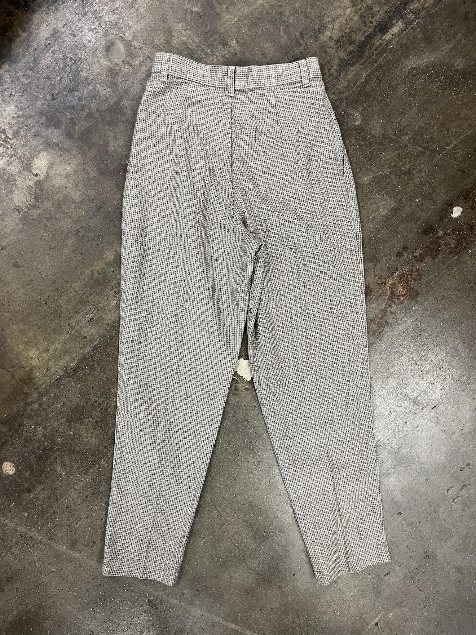 Vintage Lee Riveted Tweed Femme Slacks (sz 27) Size US 28 / EU 44 - 2 Thumbnail