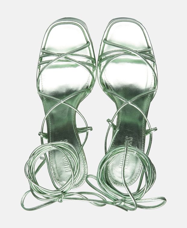 Paris Texas Sandals with calf lacing Size US 10 / IT 40 - 3 Thumbnail