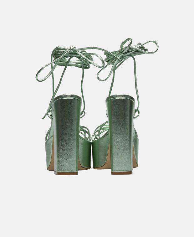 Paris Texas Sandals with calf lacing Size US 10 / IT 40 - 2 Thumbnail