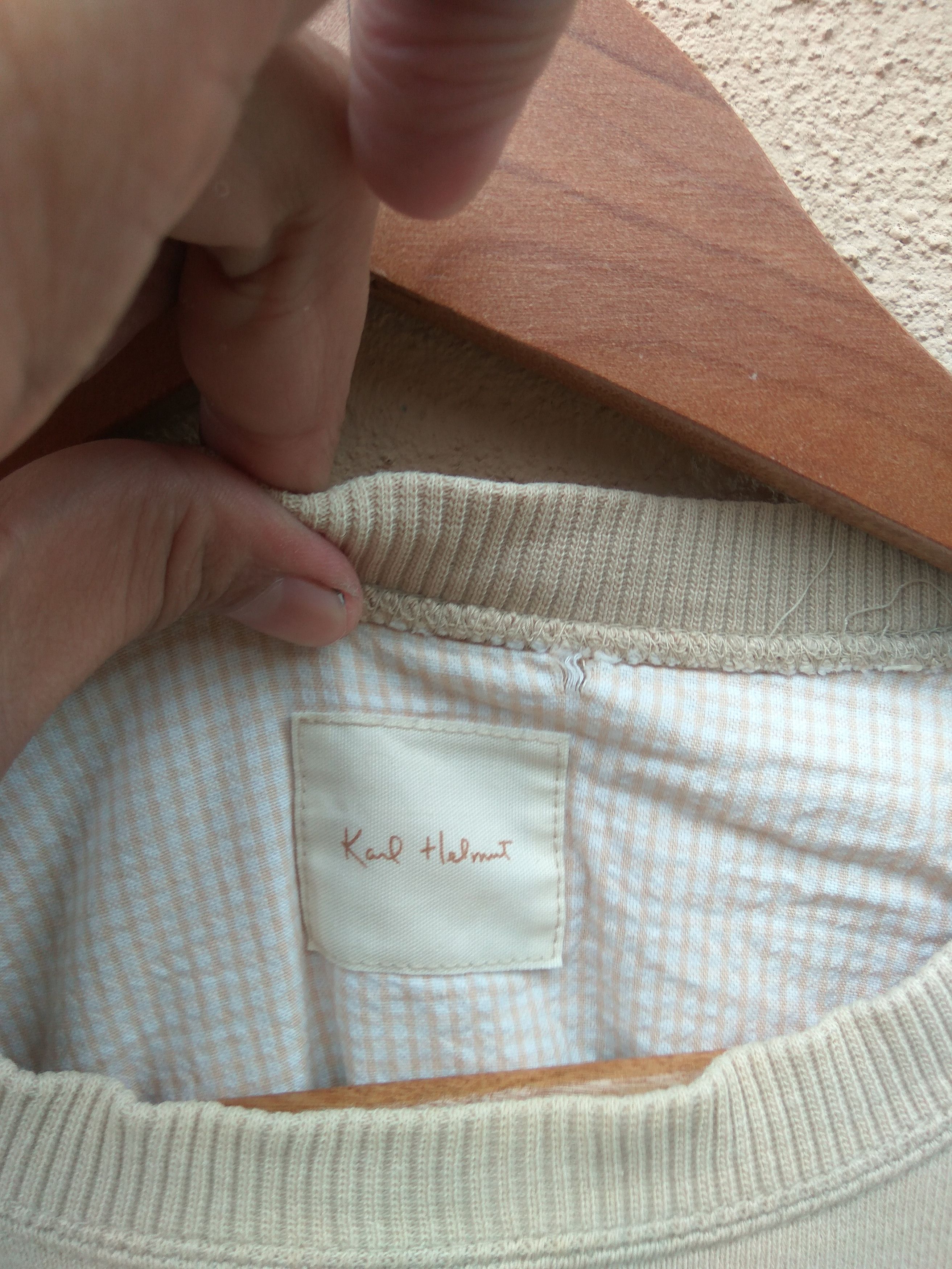 Karl Helmut Vintage Karl Helmut sweatshirt spell out made in Japan Size US L / EU 52-54 / 3 - 3 Thumbnail