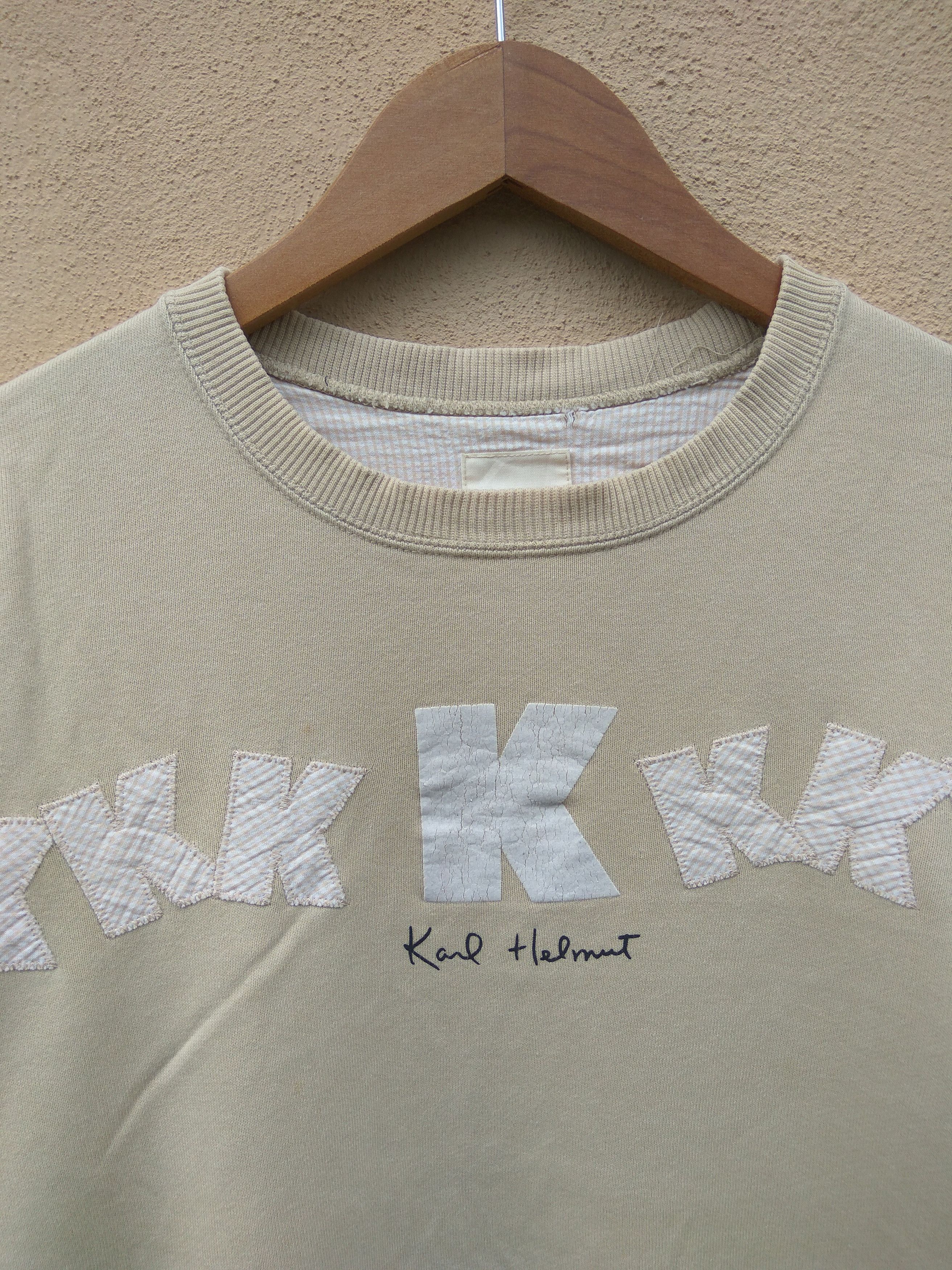 Karl Helmut Vintage Karl Helmut sweatshirt spell out made in Japan Size US L / EU 52-54 / 3 - 4 Thumbnail