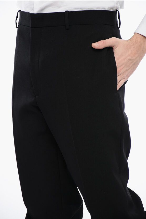 Jil Sander 4-Pocketed Virgin Wool Pants with Hidden Closure Size US 31 - 3 Thumbnail